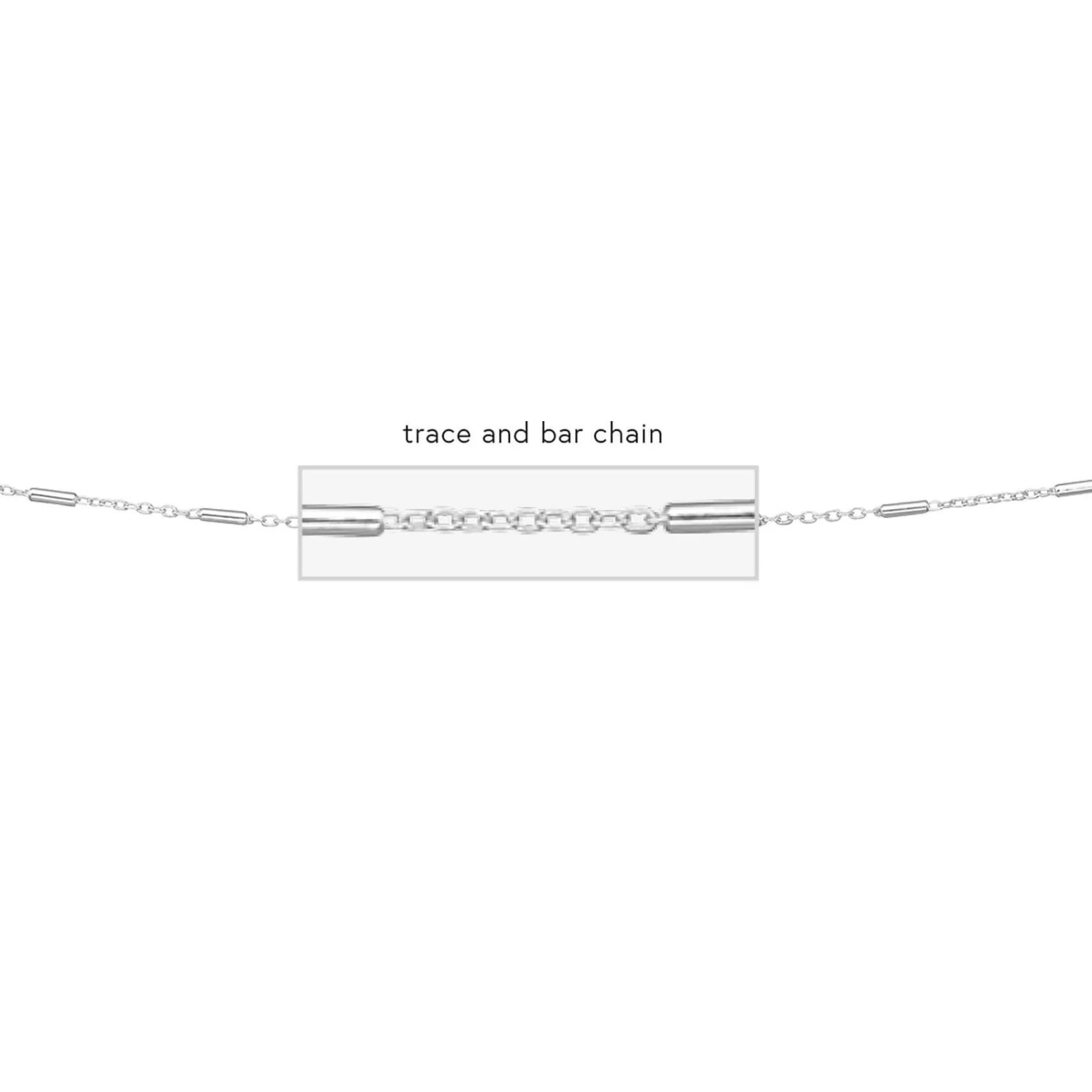 BeJeweled Bespoke Silver Tube Chain - Image 2