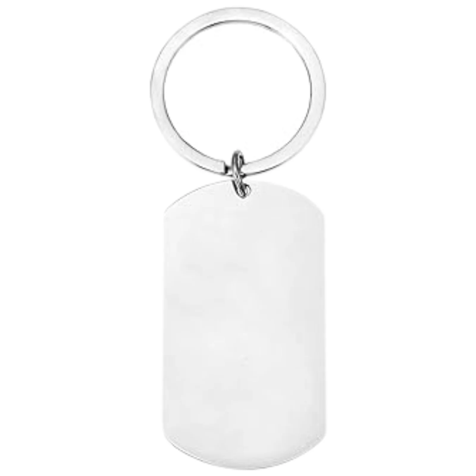 BeJeweled Bespoke Oval Stainless Steel Keyring - Image 2