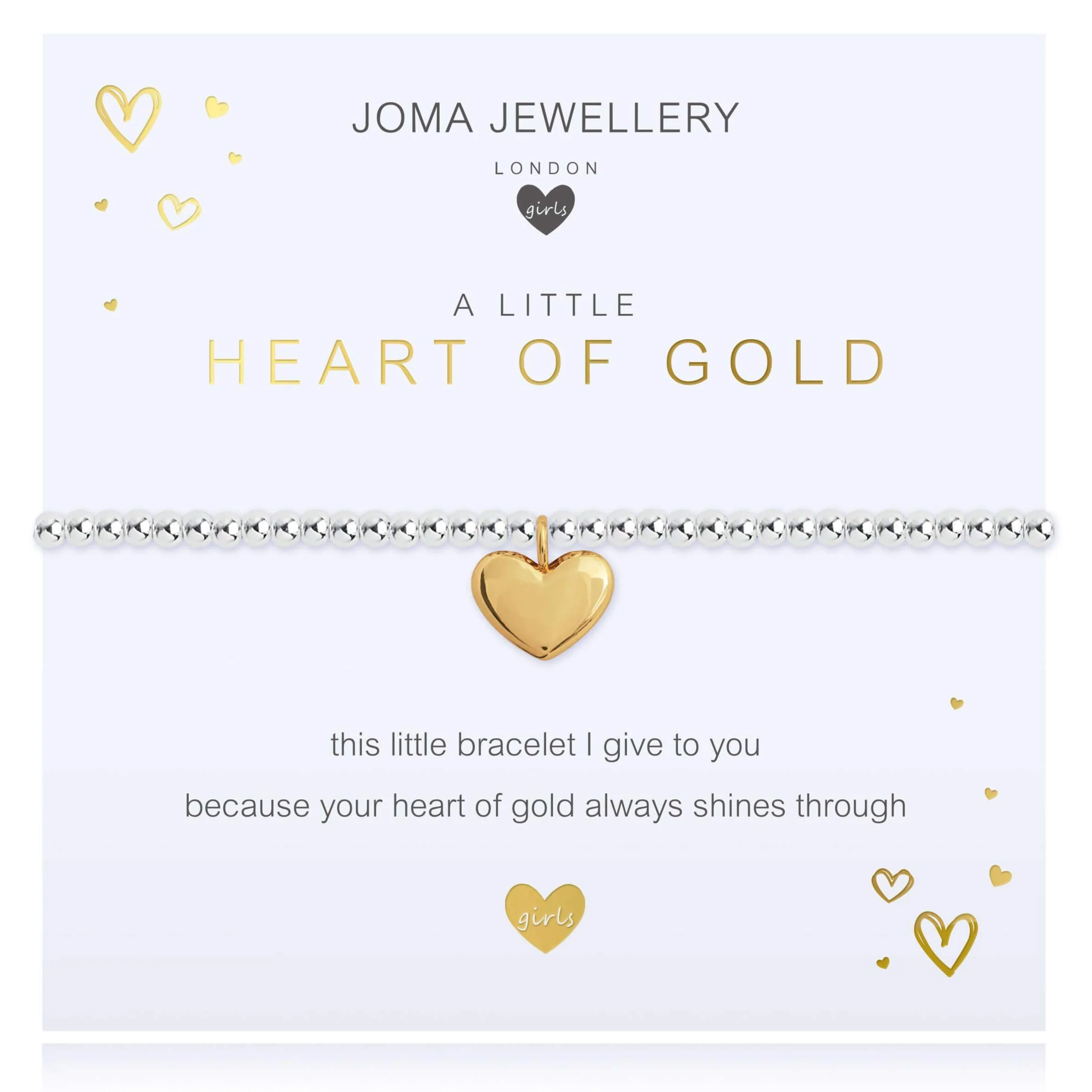 Joma Kids Heart Of Gold Bracelet