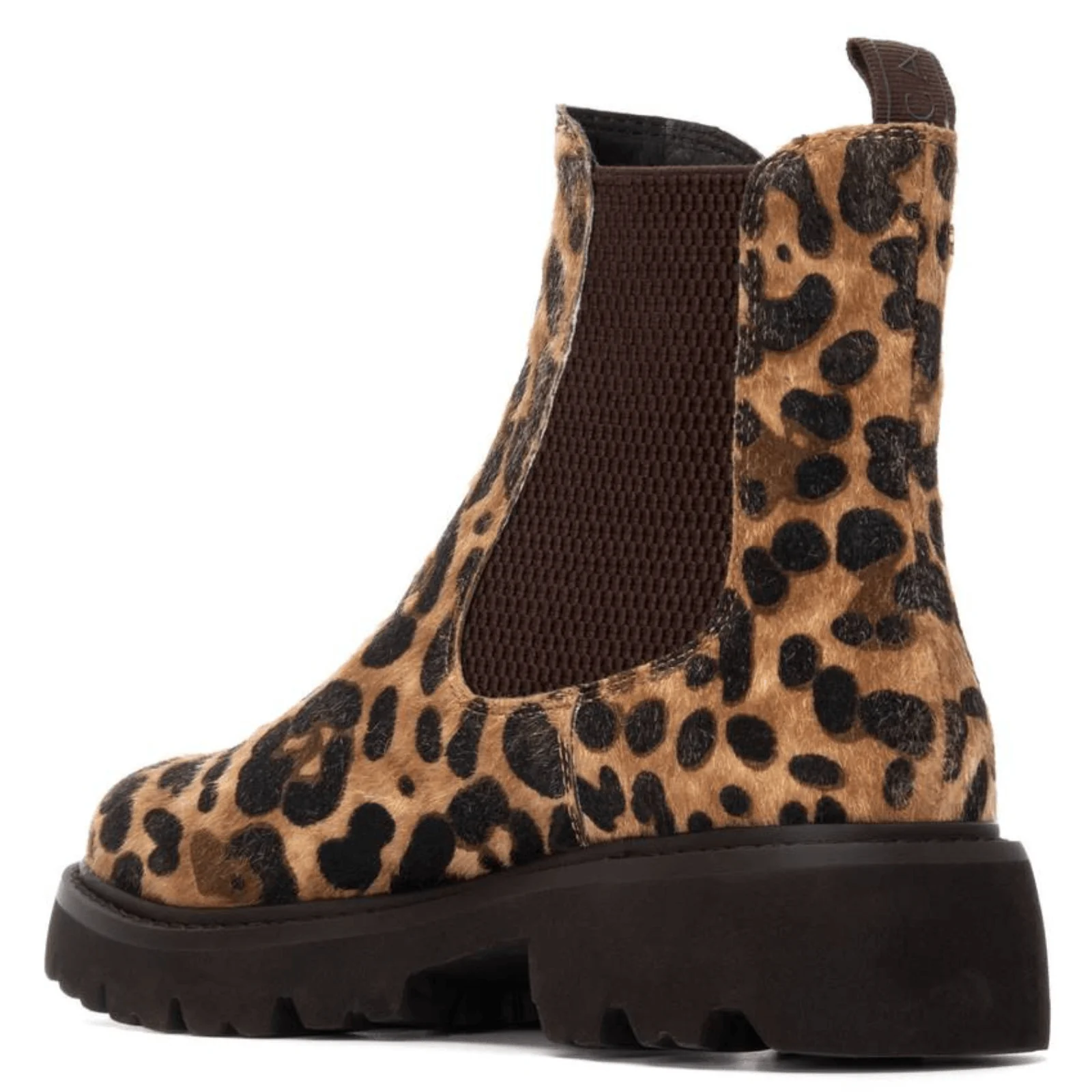 Carmela Leopard Pattern Flat Causal Boots - Image 2