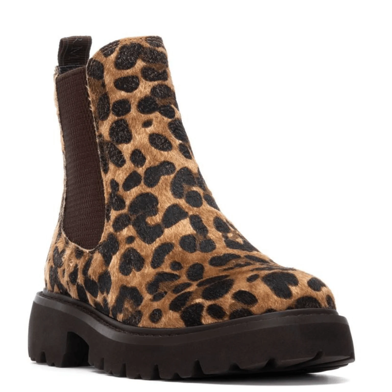 Carmela Leopard Pattern Flat Causal Boots - Image 3