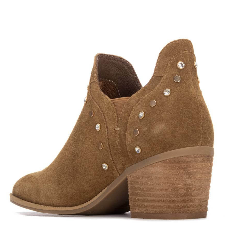 Carmela Tan Suede Studded Summer Boots - Image 3