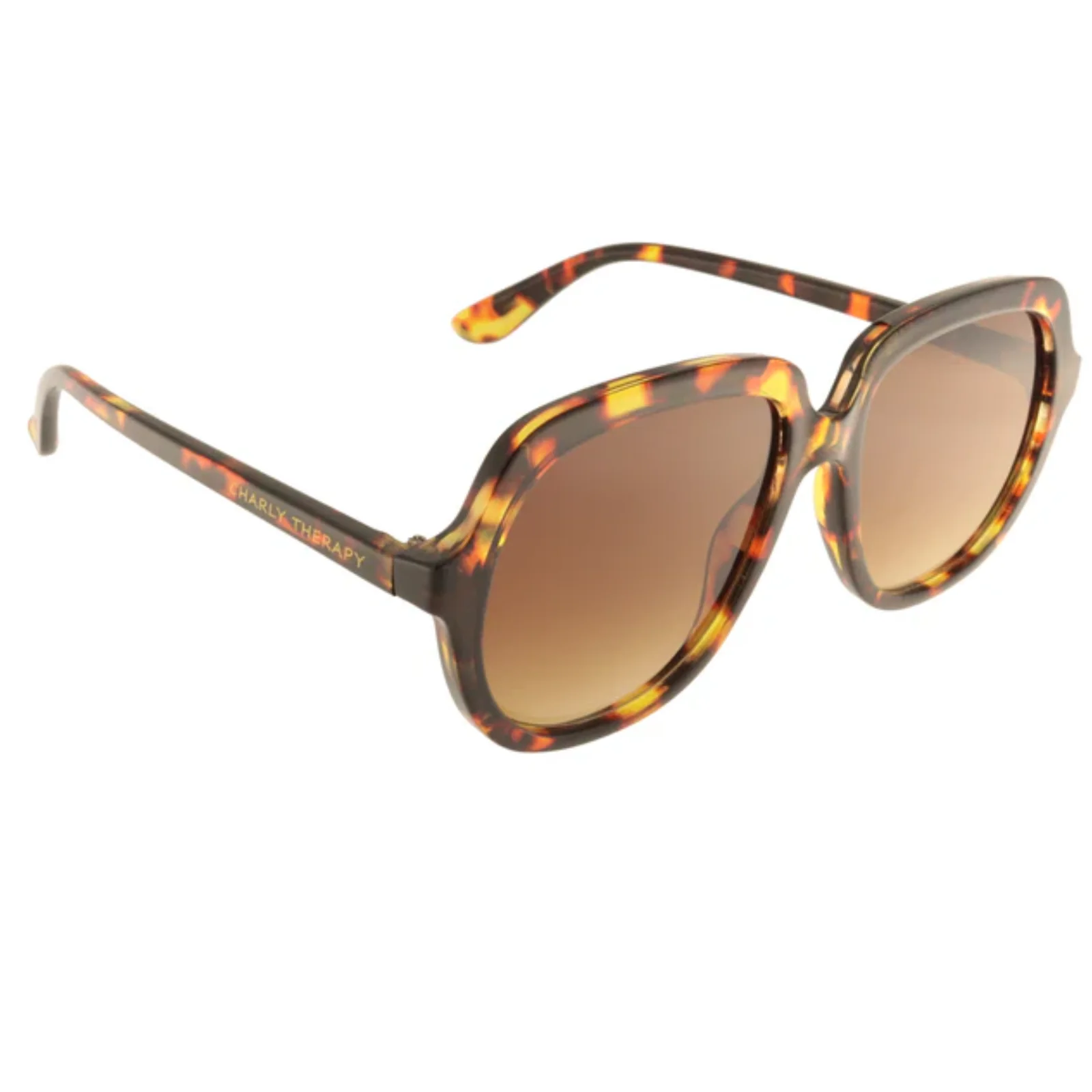Charly Therapy Elton Sunglasses - Tortoise - Image 2