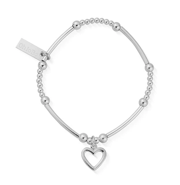 ChloBo Kids Cute Mini Open Heart Bracelet - Image 2