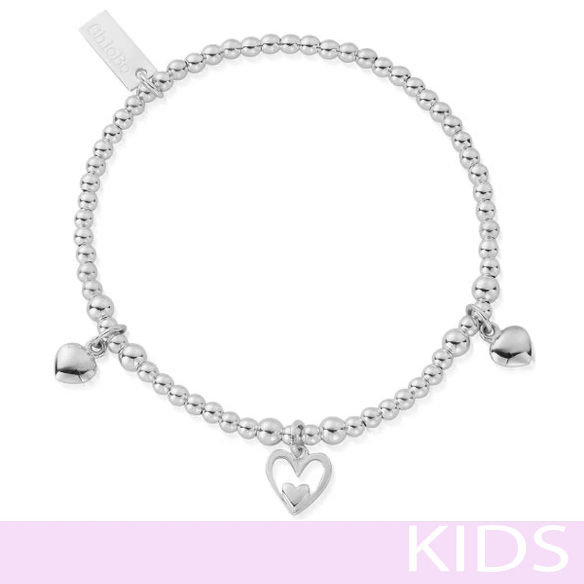 ChloBo Kids Triple Heart Bracelet