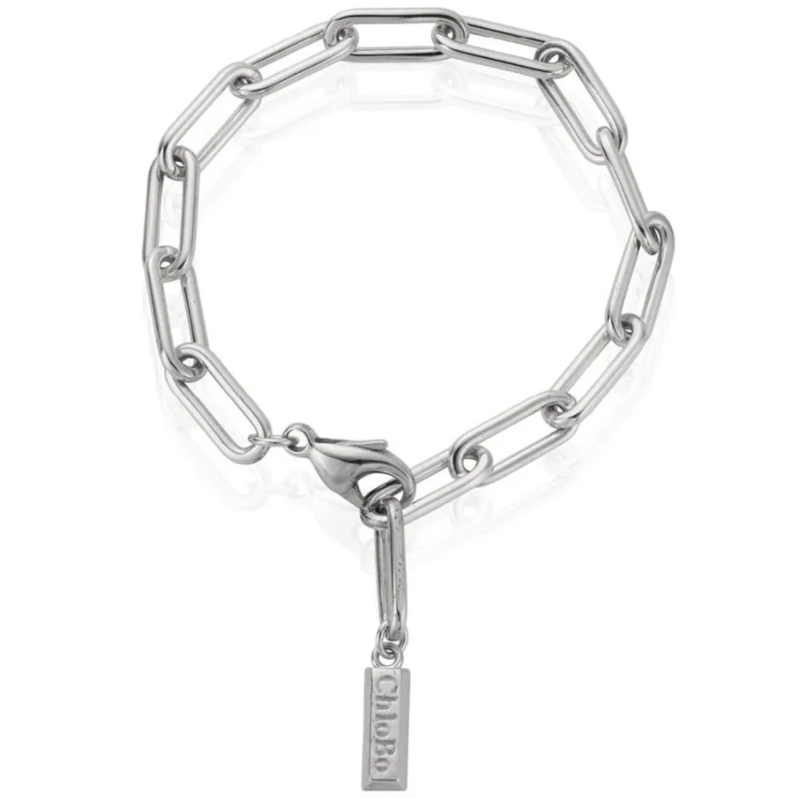 ChloBo Couture Medium Link Bracelet - Silver