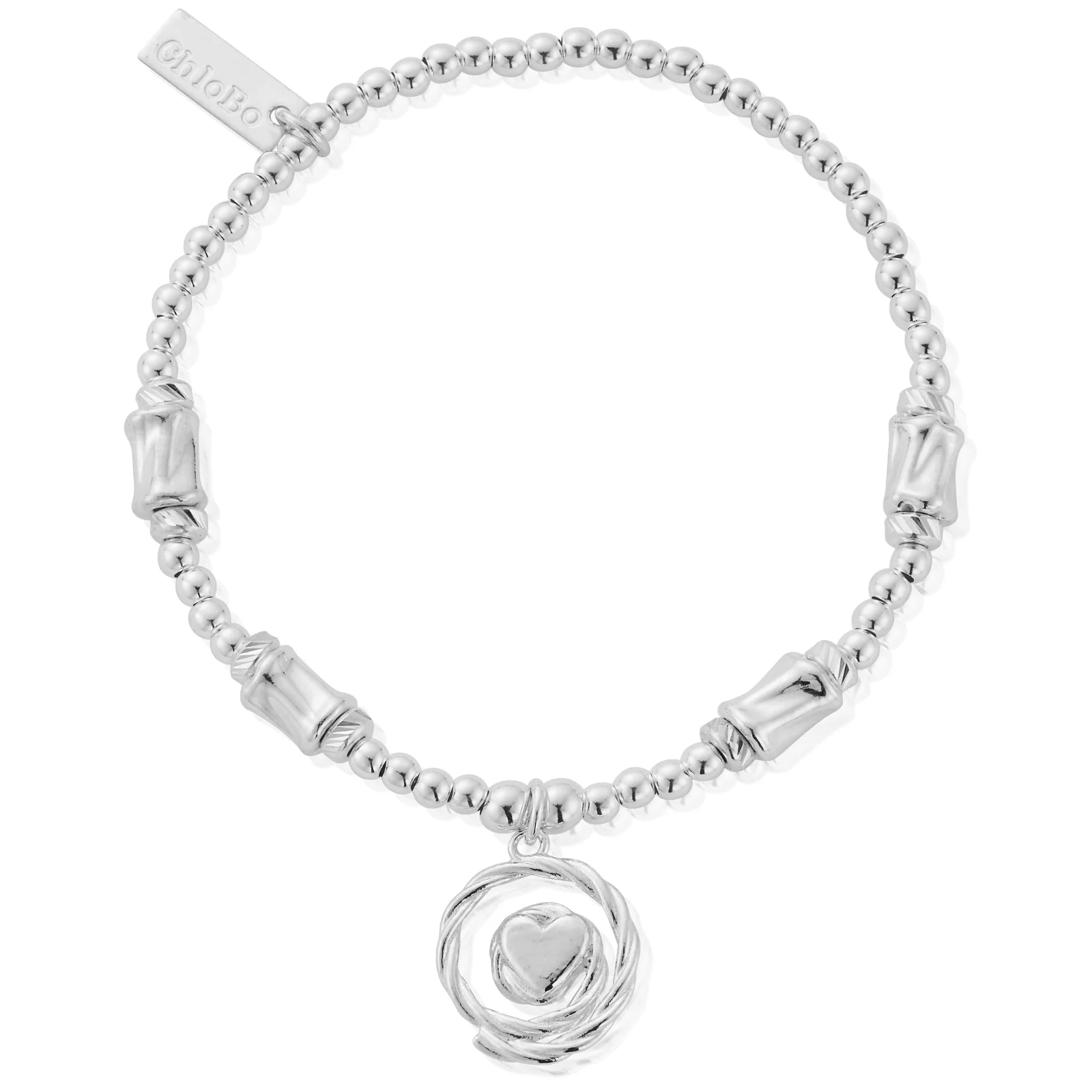 ChloBo Cute Charm Chunky Twist Spiral Of Love Bracelet