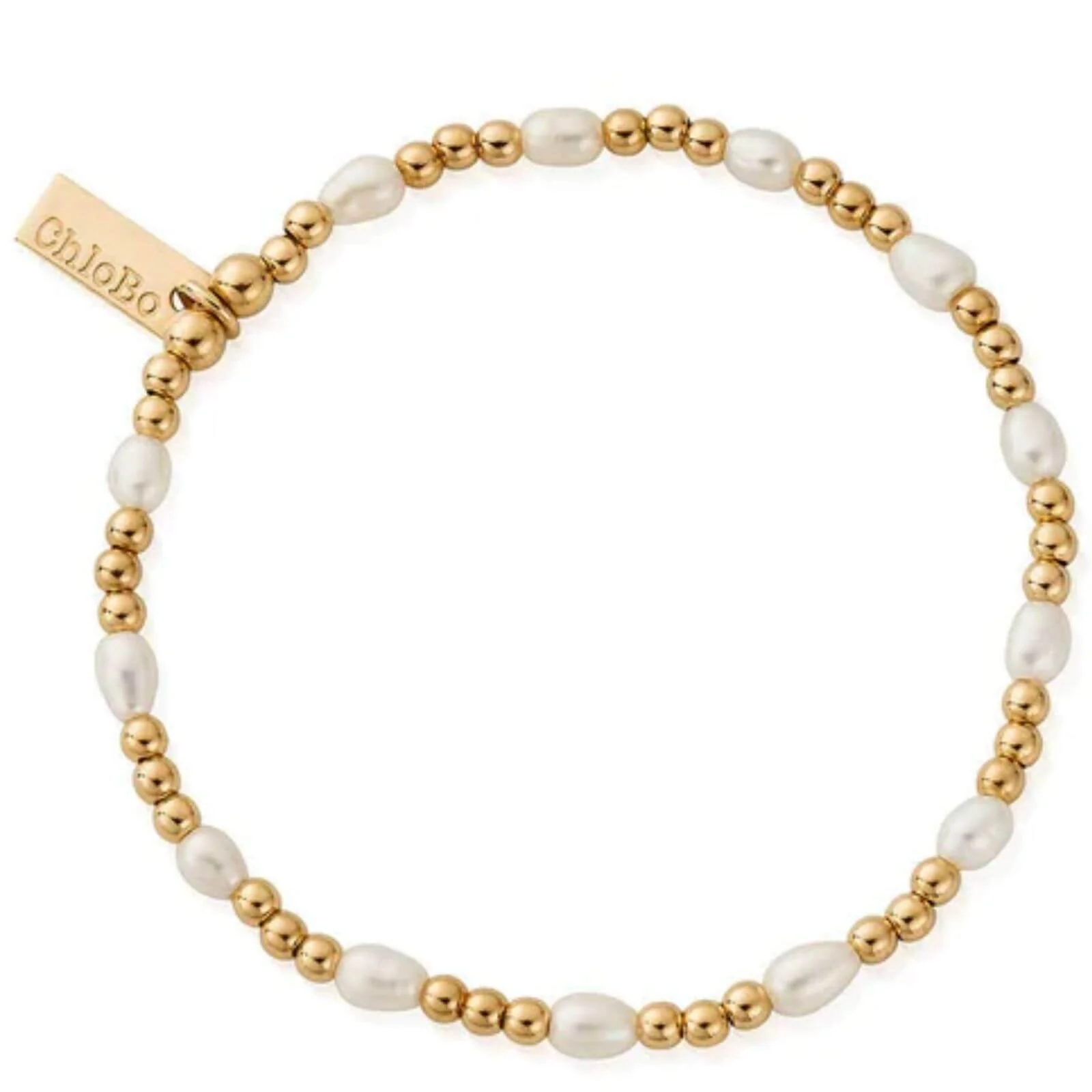 ChloBo Cute Pearl Bracelet - Gold