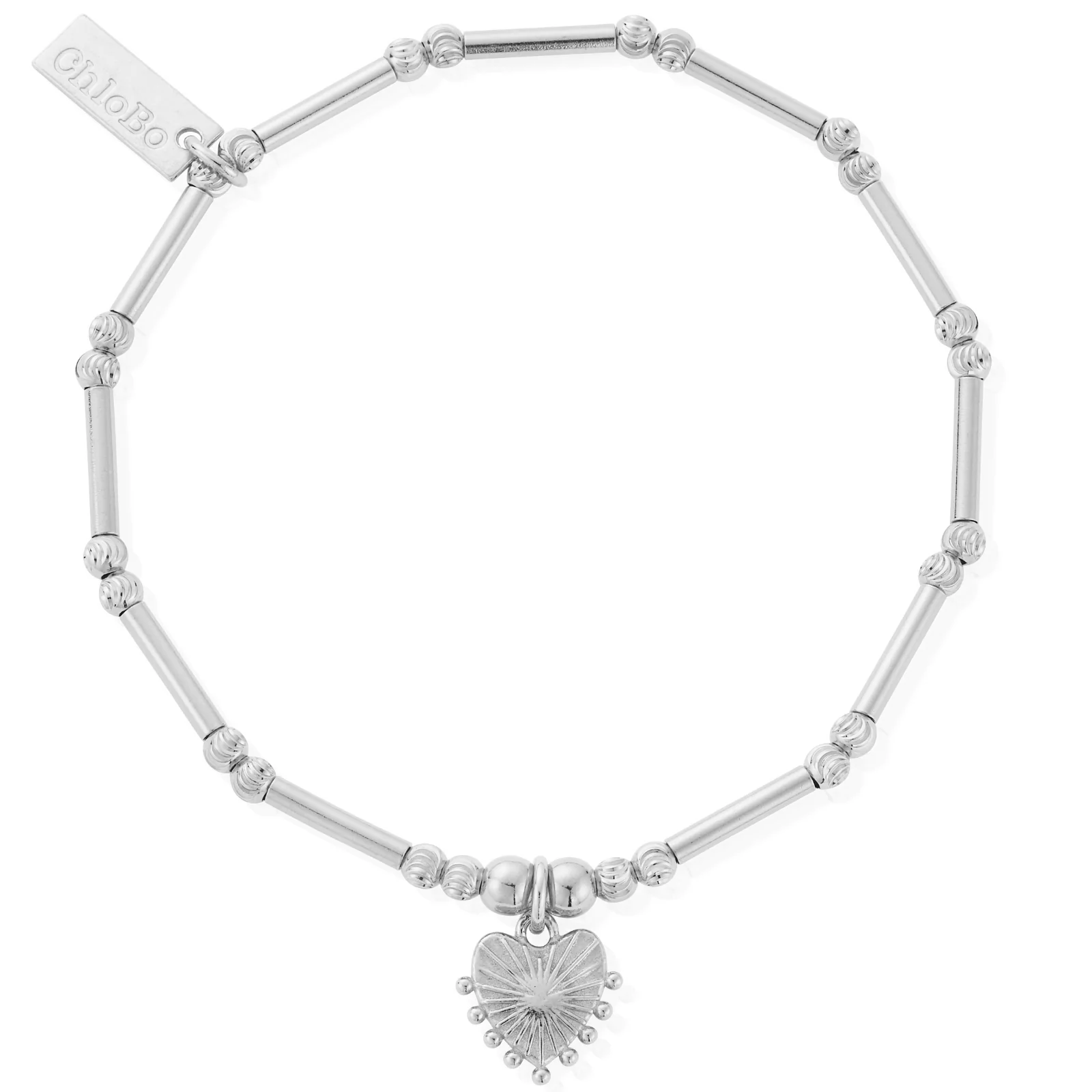 ChloBo Dainty Moon Cut Sparkle Glowing Beauty Bracelet