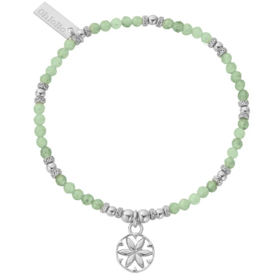 ChloBo Flower Mandala Aventurine Bracelet