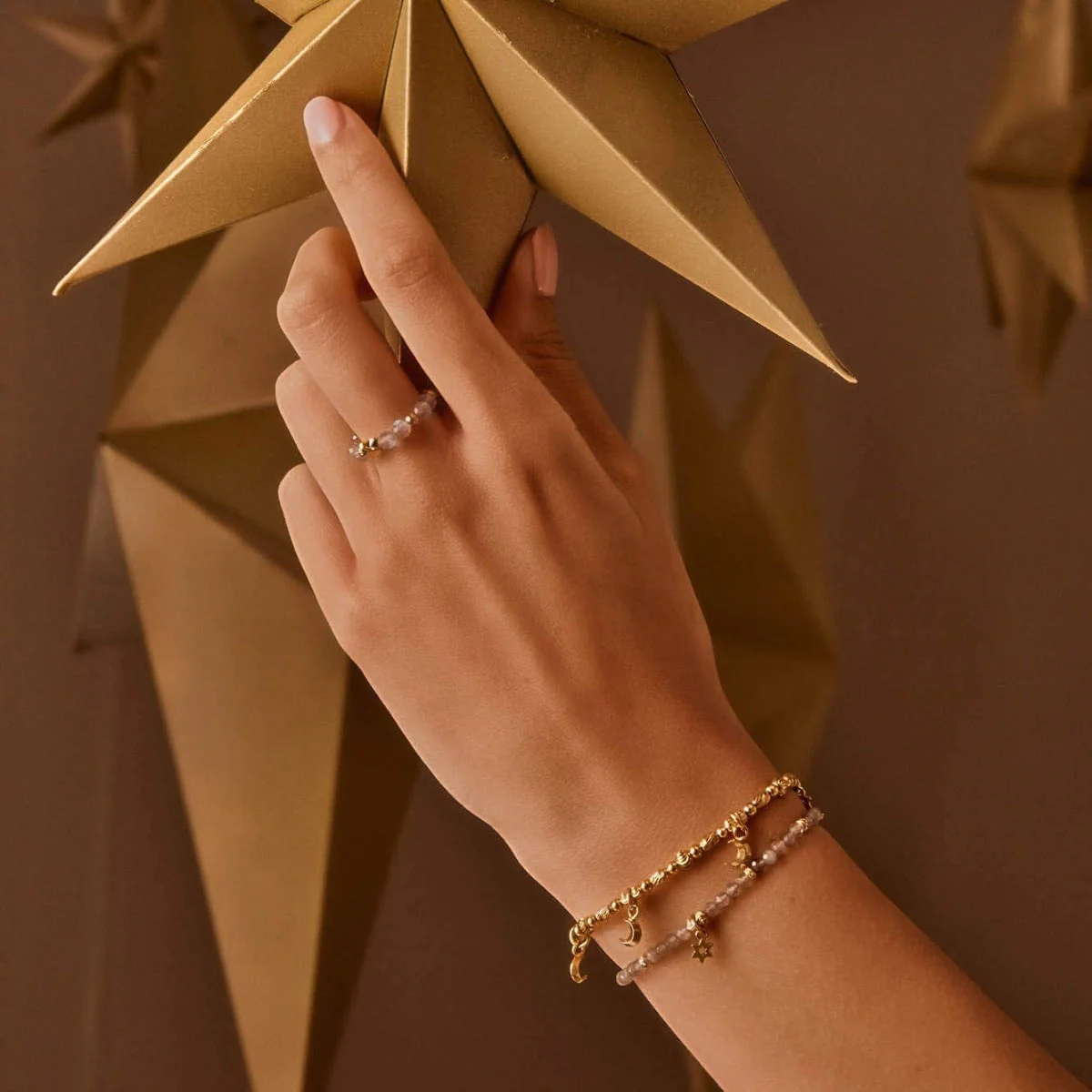 ChloBo Star Ruler Bracelet - Gold - Image 2
