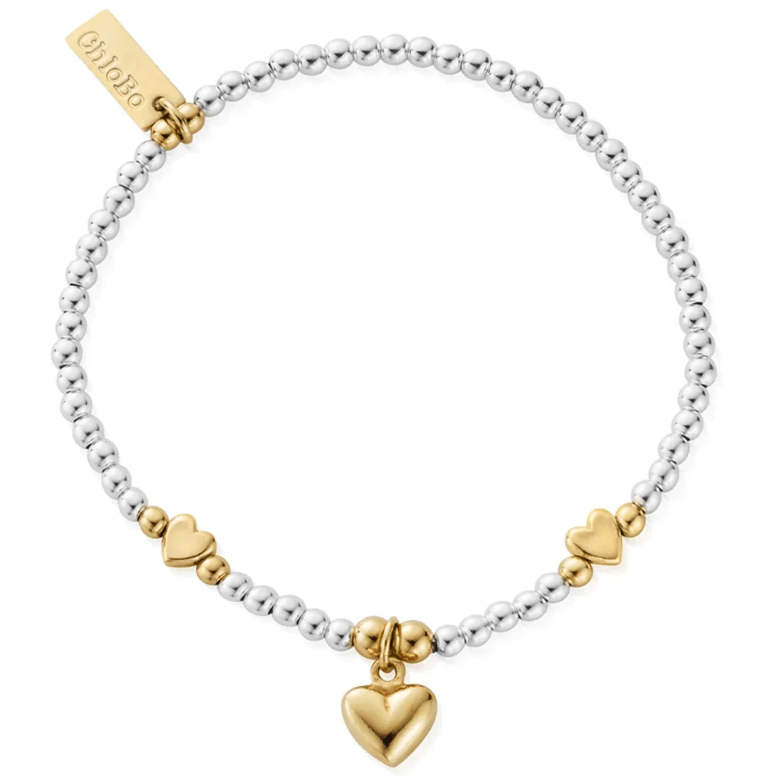 ChloBo Golden Moments Of Love Bracelet - Two Tone