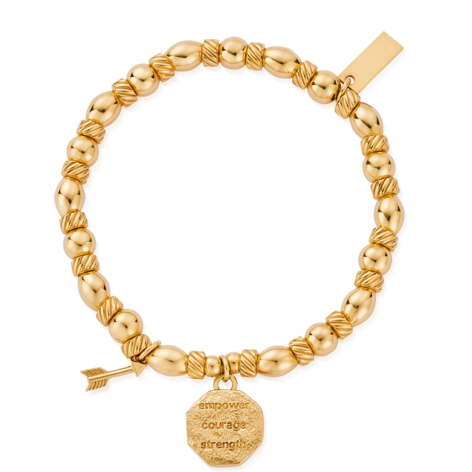 ChloBo Graceful Arrow Bracelet - Gold - Image 2