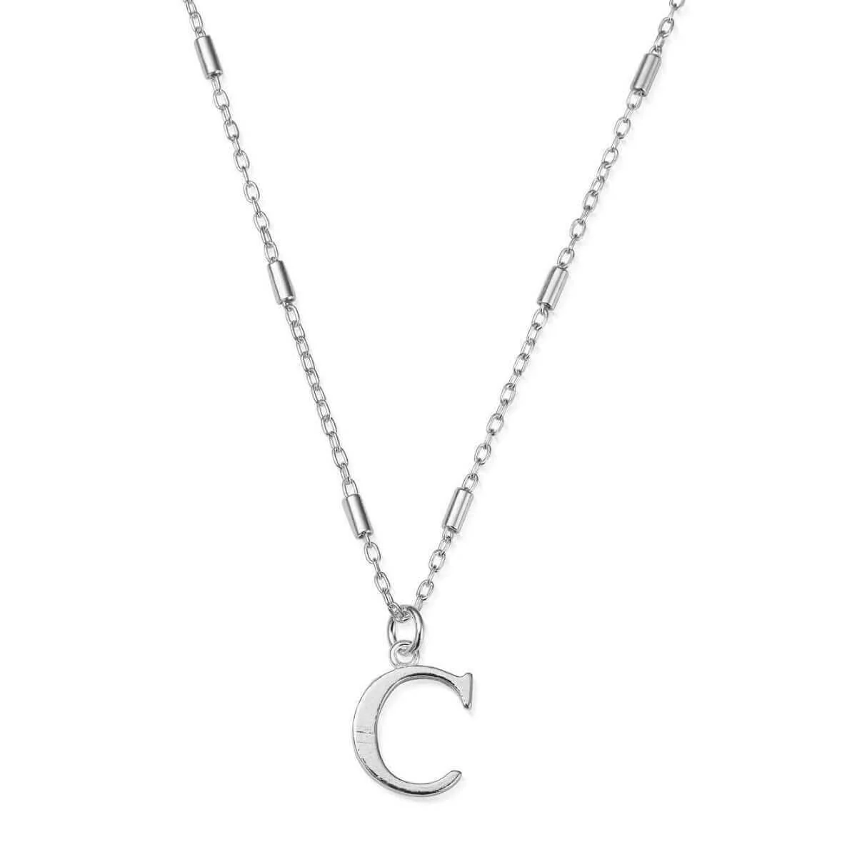 ChloBo Iconic Initial Necklace - Silver - Image 10