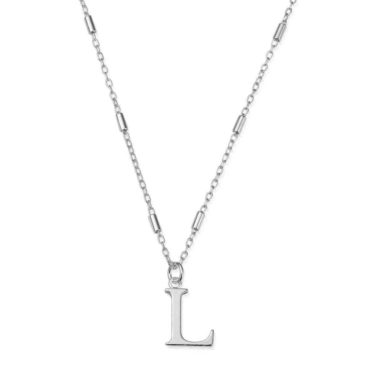 ChloBo Iconic Initial Necklace - Silver - Image 11