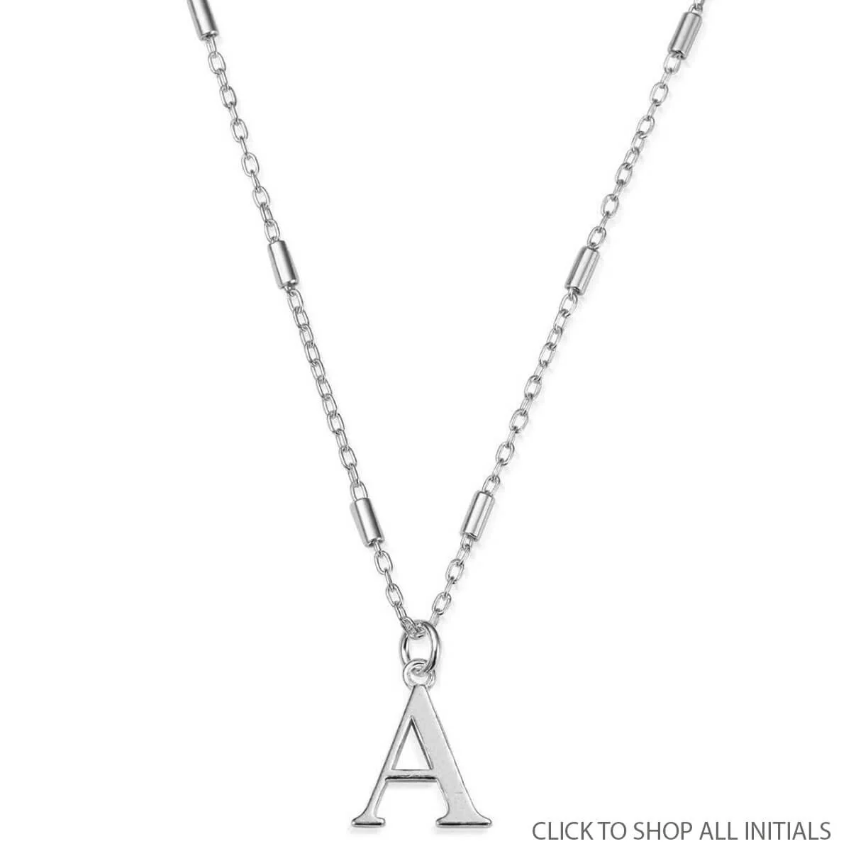 ChloBo Iconic Initial Necklace - Silver - Image 4