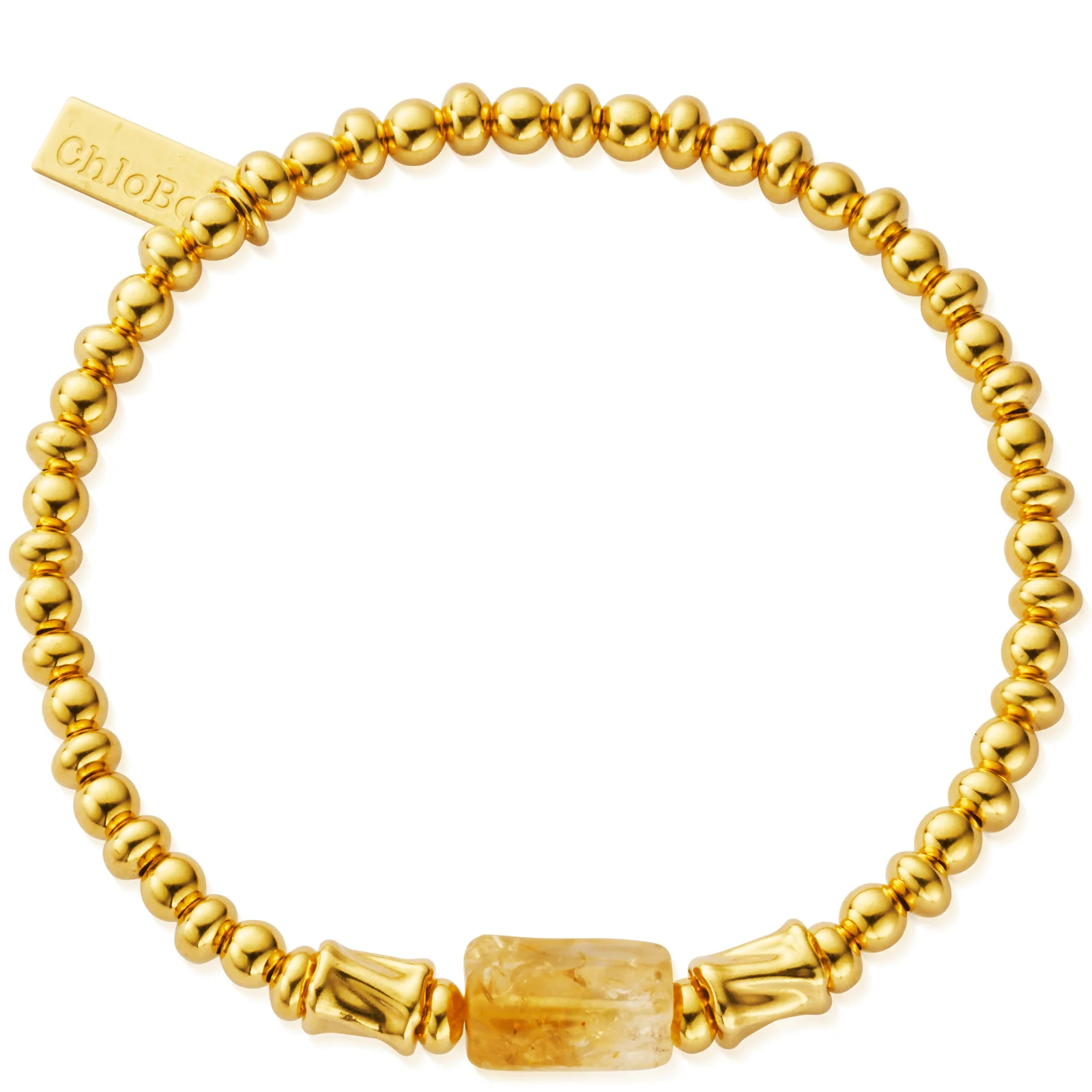 ChloBo Joy Spirit Stone Bracelet - Gold