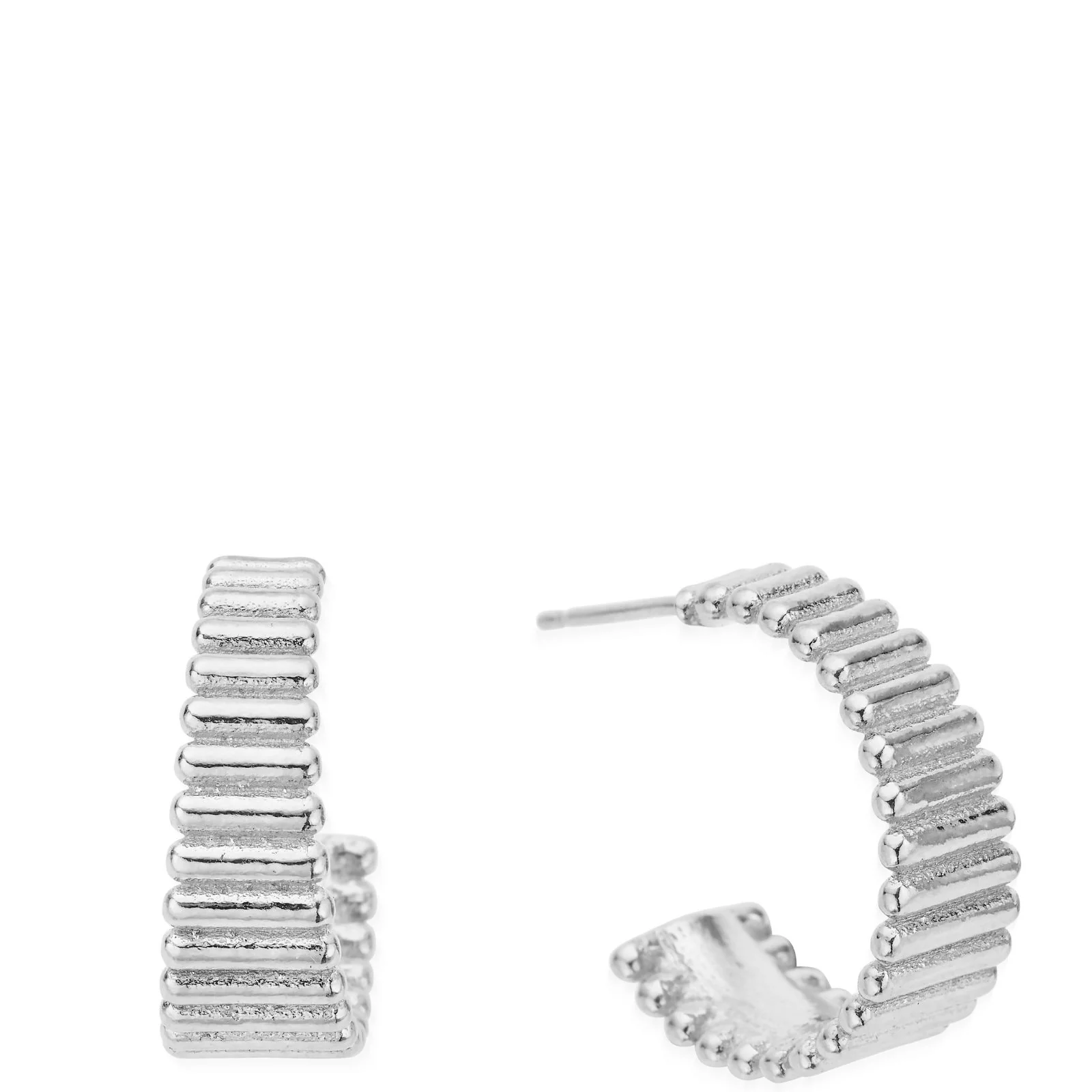ChloBo Large Ridge Hoop Earrings