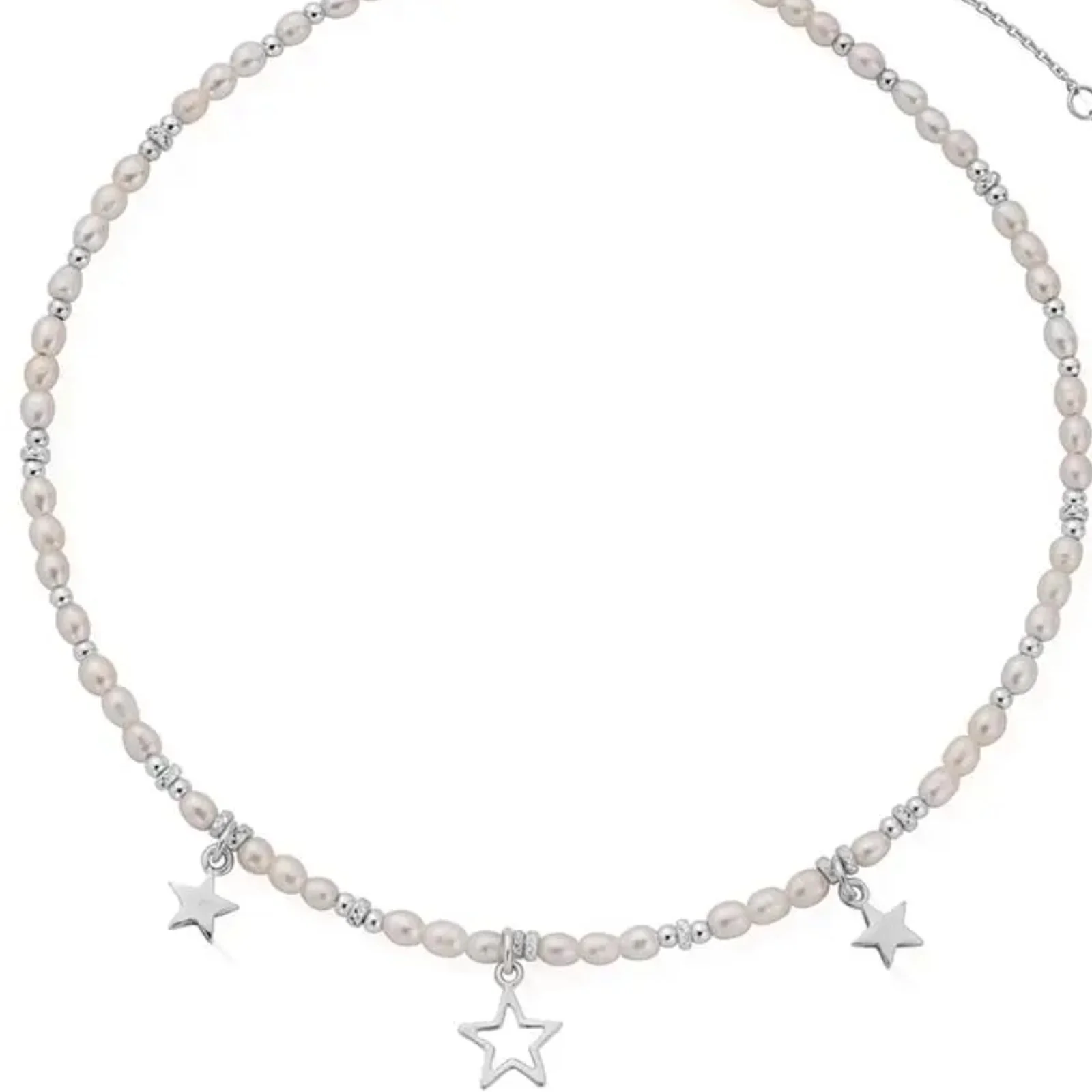 ChloBo Lifelong Magic Pearl Necklace - Silver