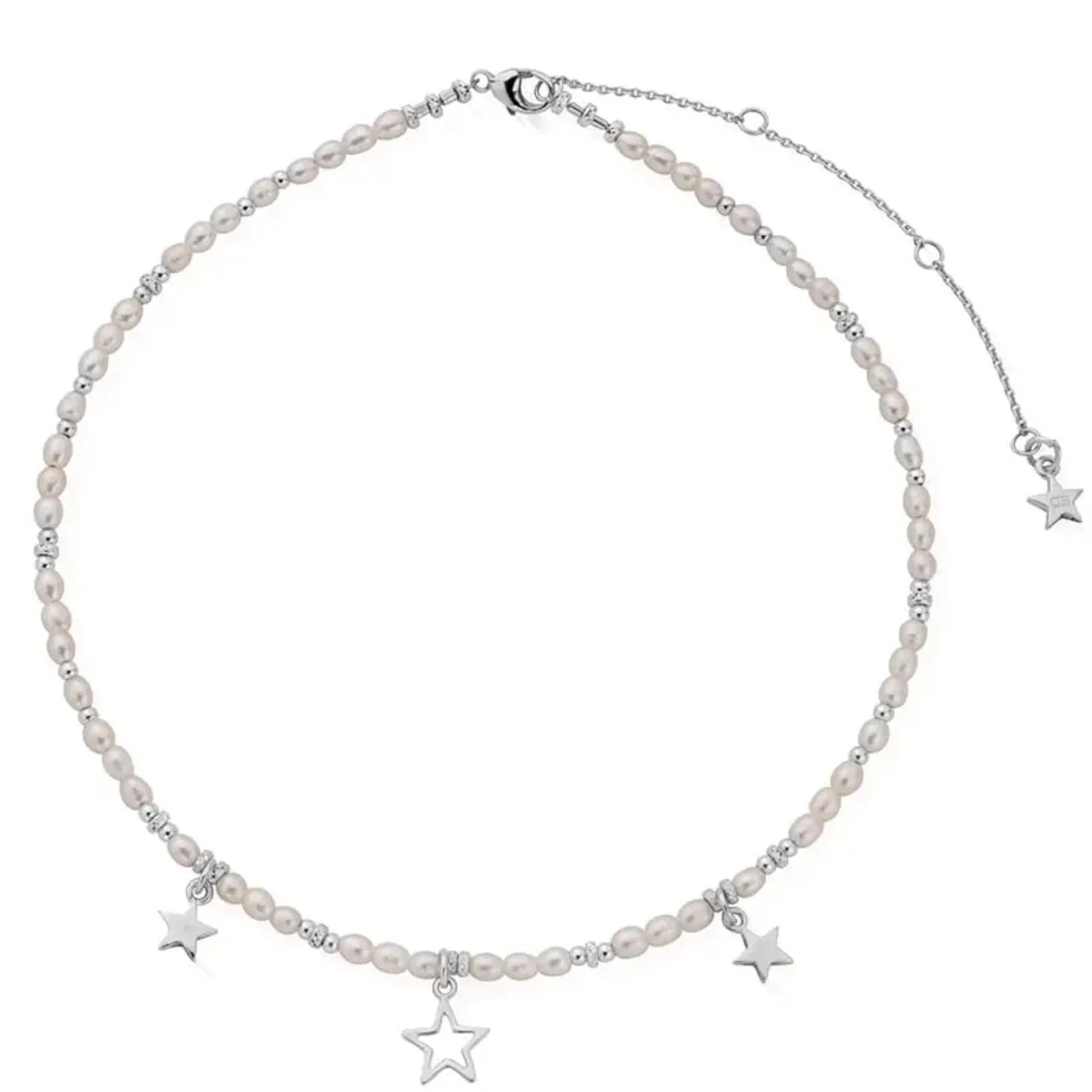 ChloBo Lifelong Magic Pearl Necklace - Silver - Image 2