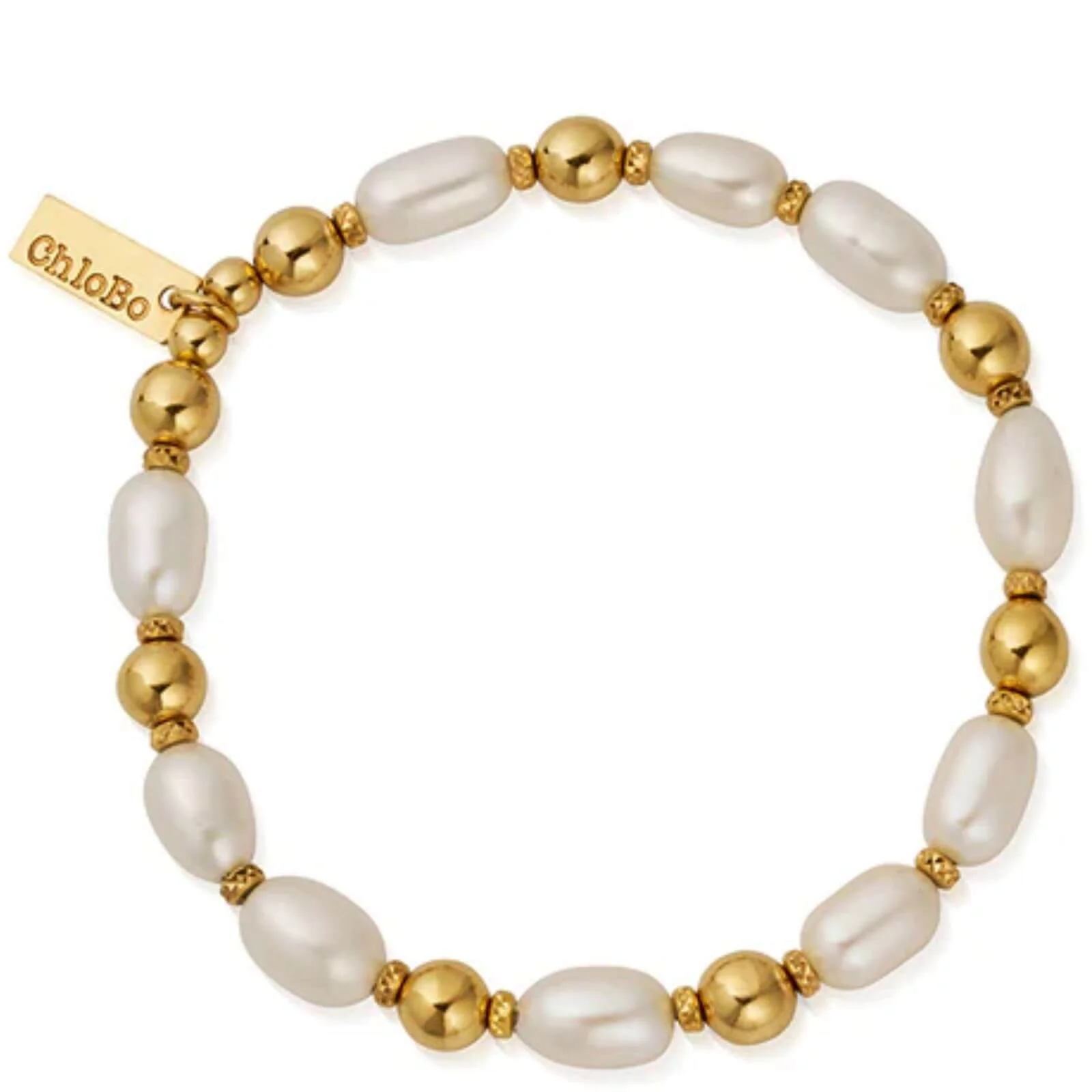 ChloBo Ocean Pearl Bracelet - Gold