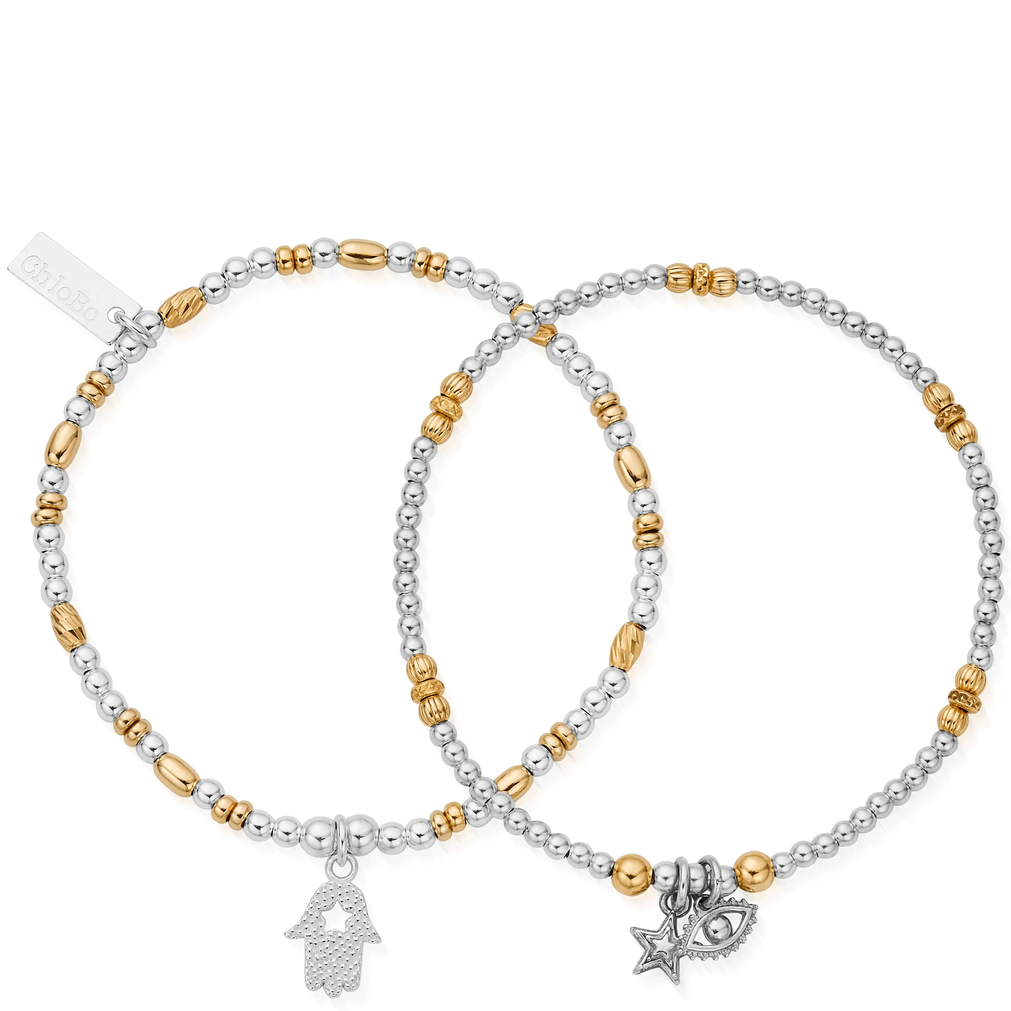 ChloBo Protection Bracelet Set - Two Tone