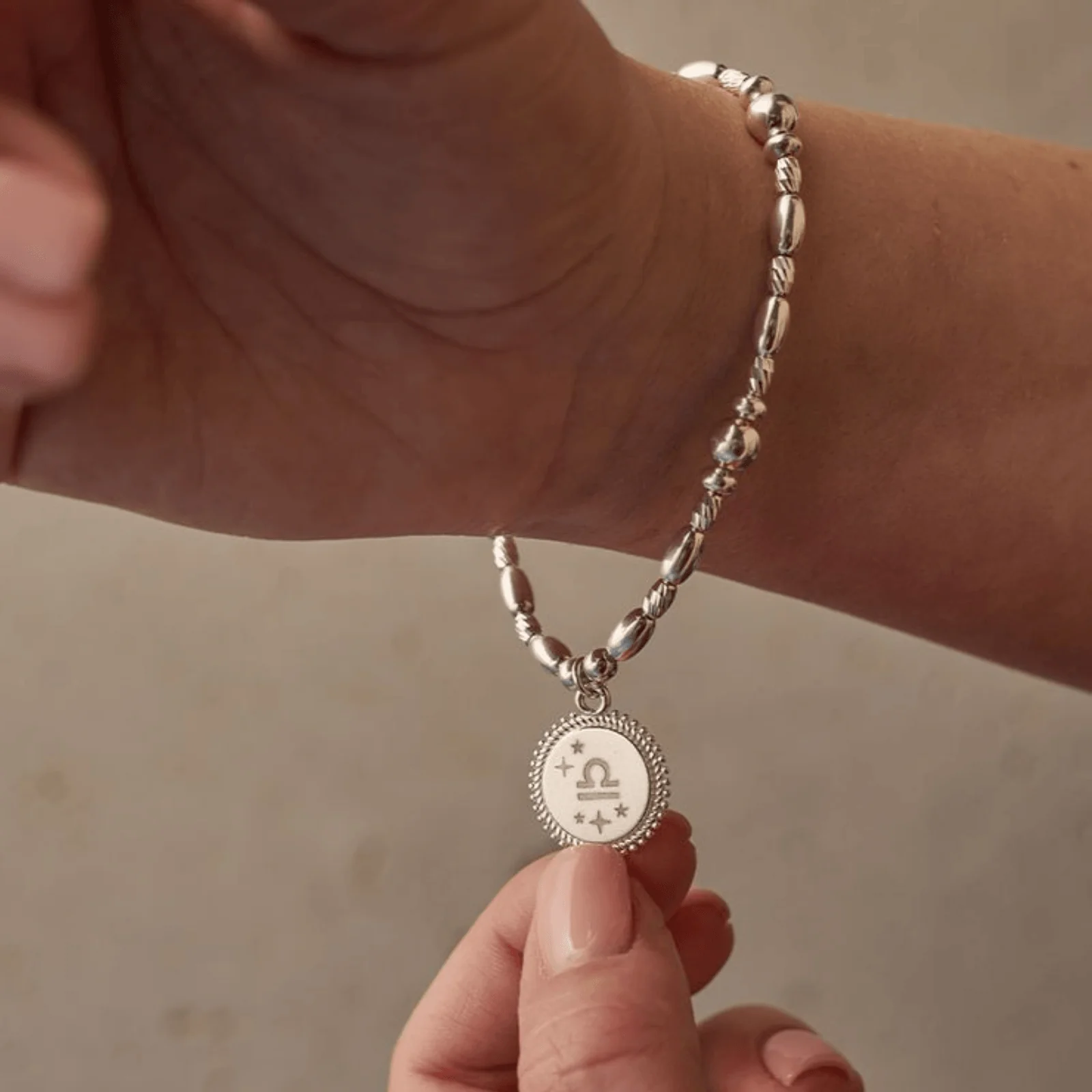ChloBo Rice Moon Coin Pendant Bracelet - Image 2