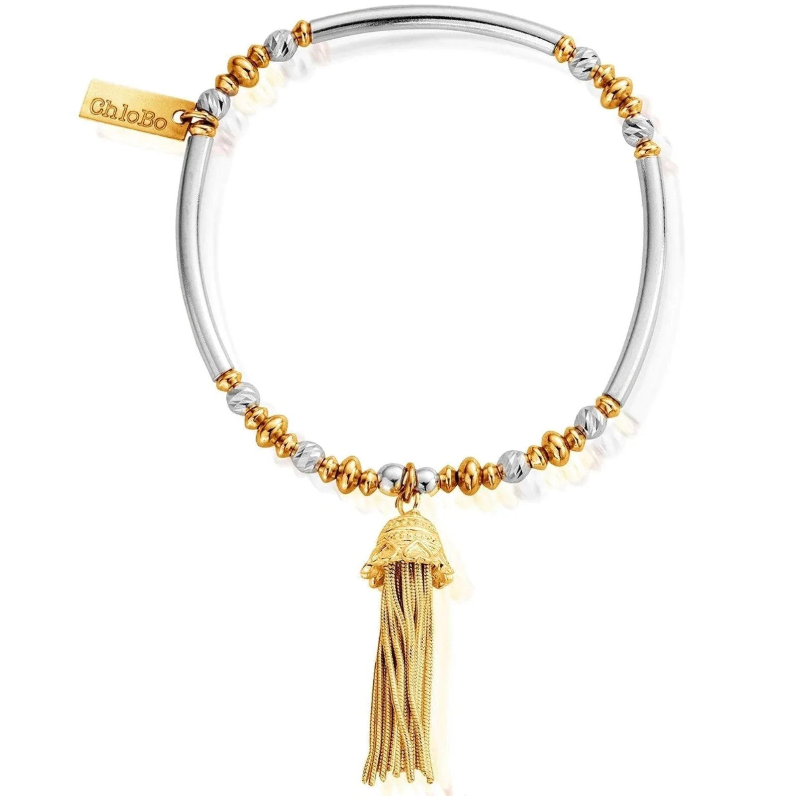 ChloBo True Love Tassel Bracelet - Gold & Silver