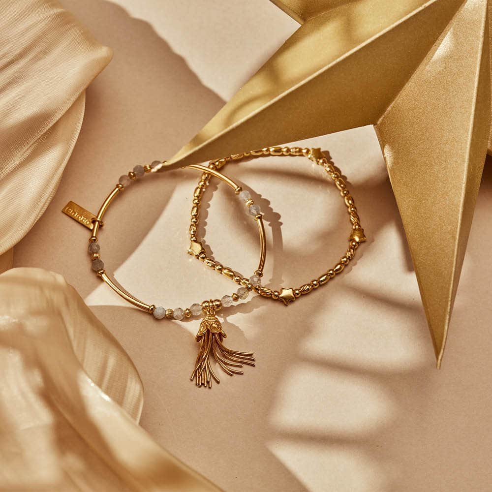 ChloBo Wisdom & Guidance Bracelet Set - Gold - Image 3