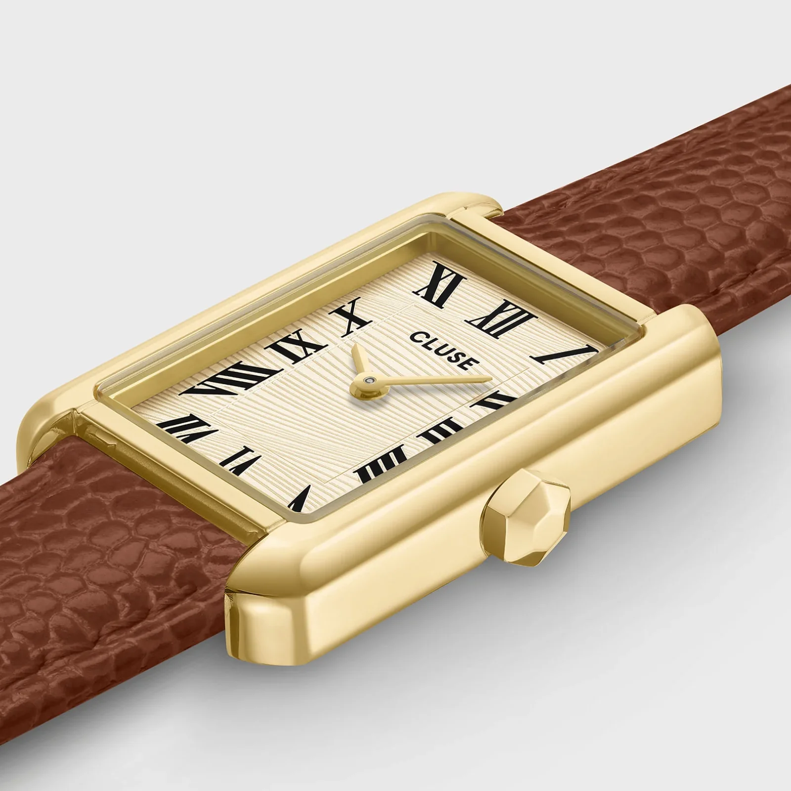 Cluse Belisenna Gold Watch - Nutshell Leather - Image 2