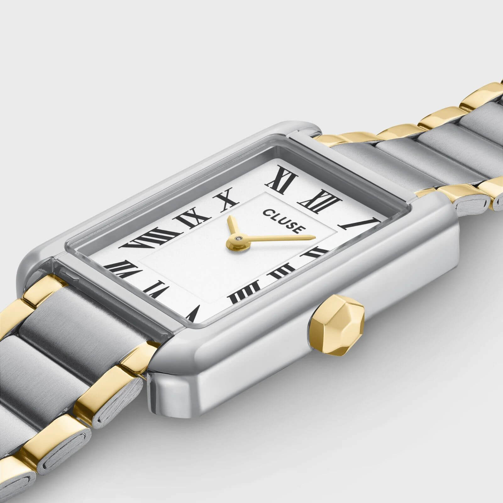 Cluse Belisenna Two Tone Watch - White - Image 2