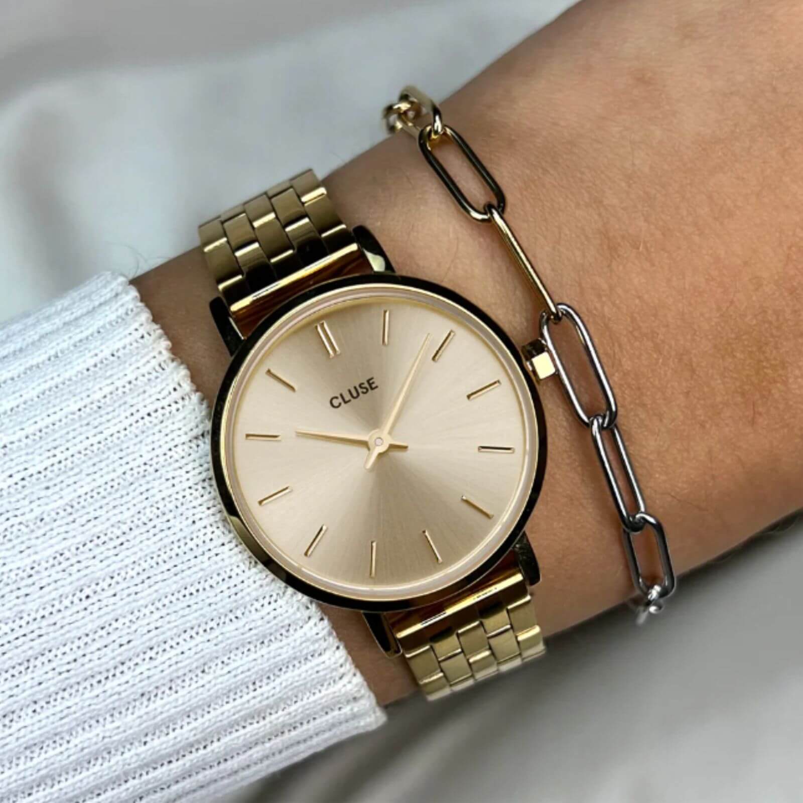 Cluse Boho Chic Petite Gold Watch - Image 2