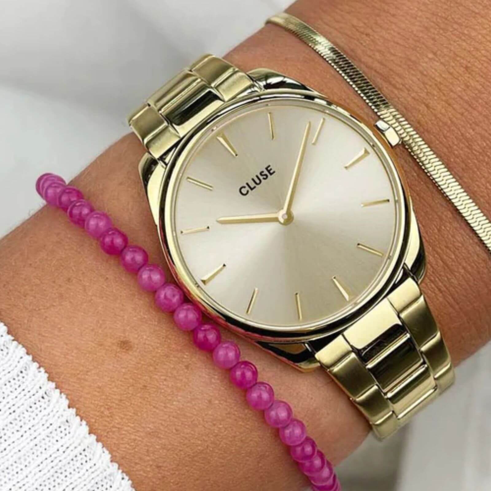 Cluse Feroce Petite Gold Watch - Image 4