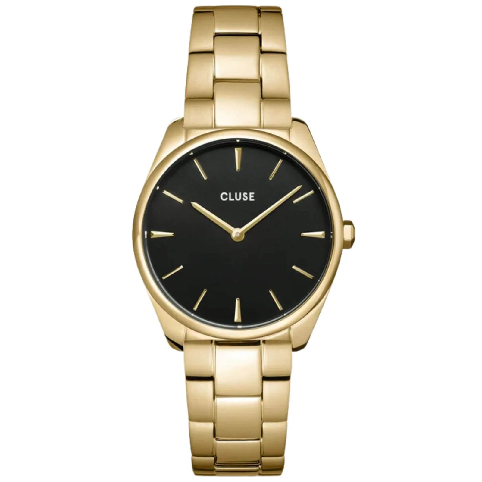 Cluse Feroce Petite Gold Watch - Black