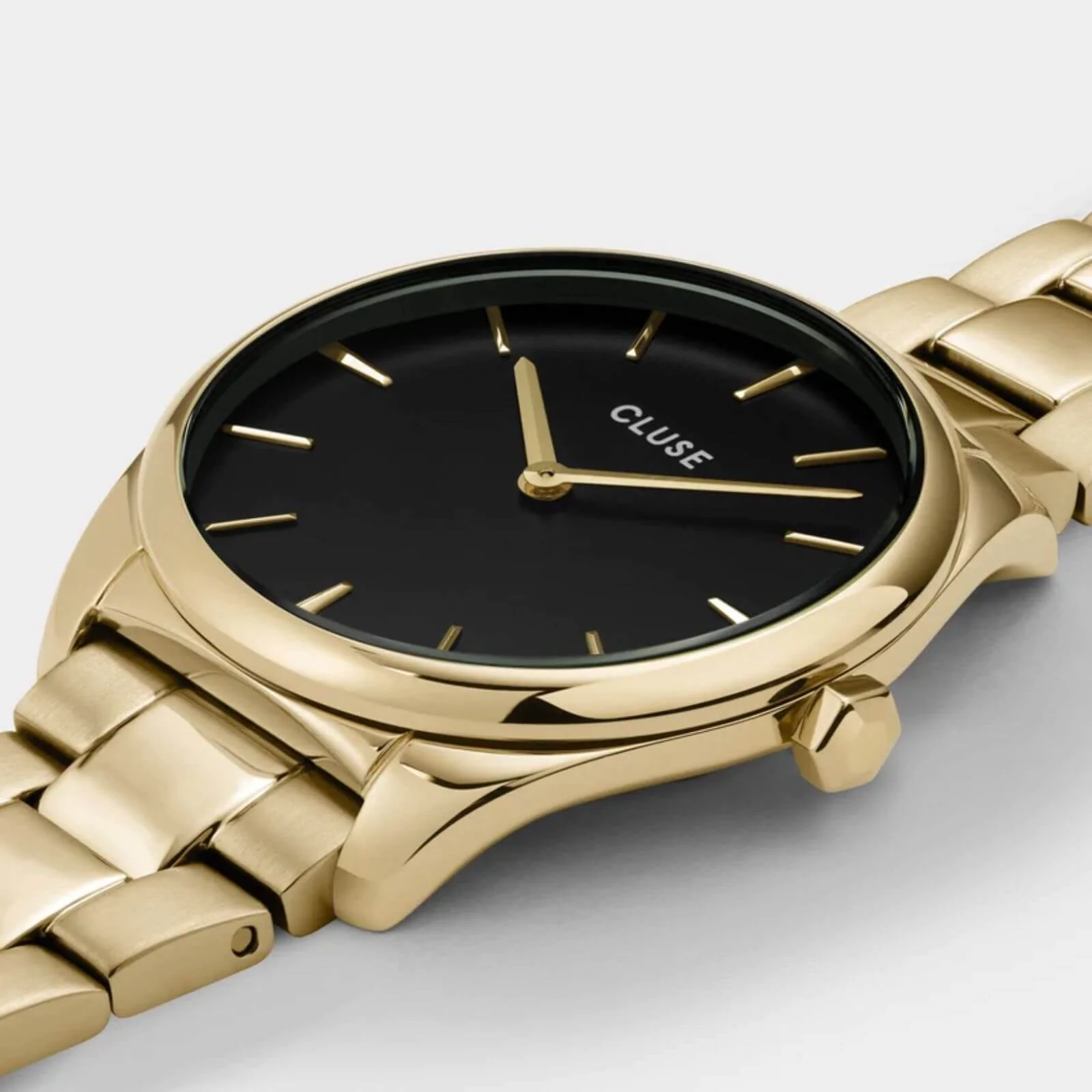 Cluse Feroce Petite Gold Watch - Black - Image 2