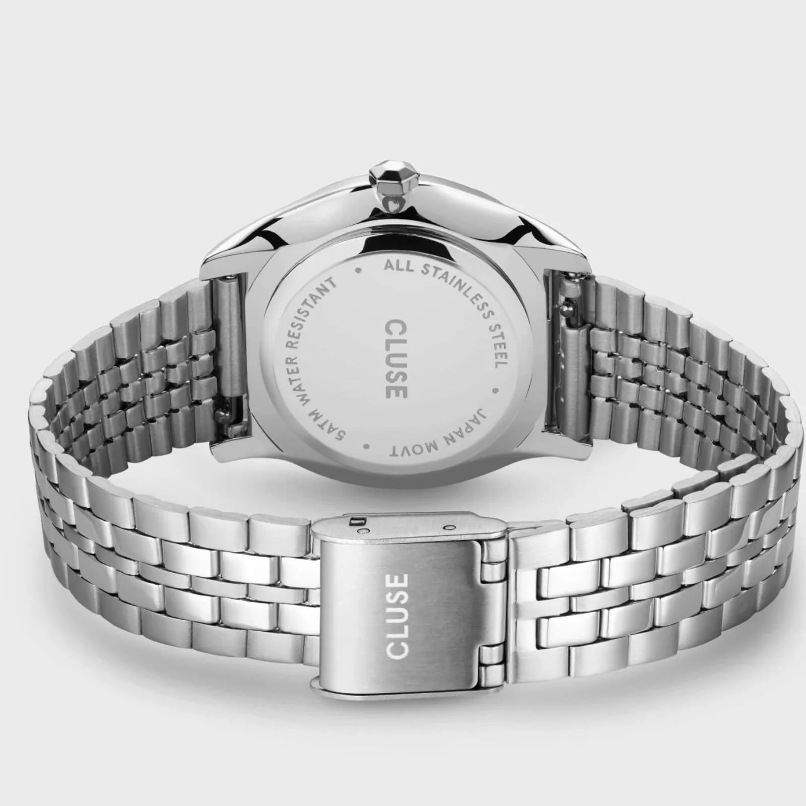 Cluse Feroce Petite Silver Watch - Silver Linen - Image 2
