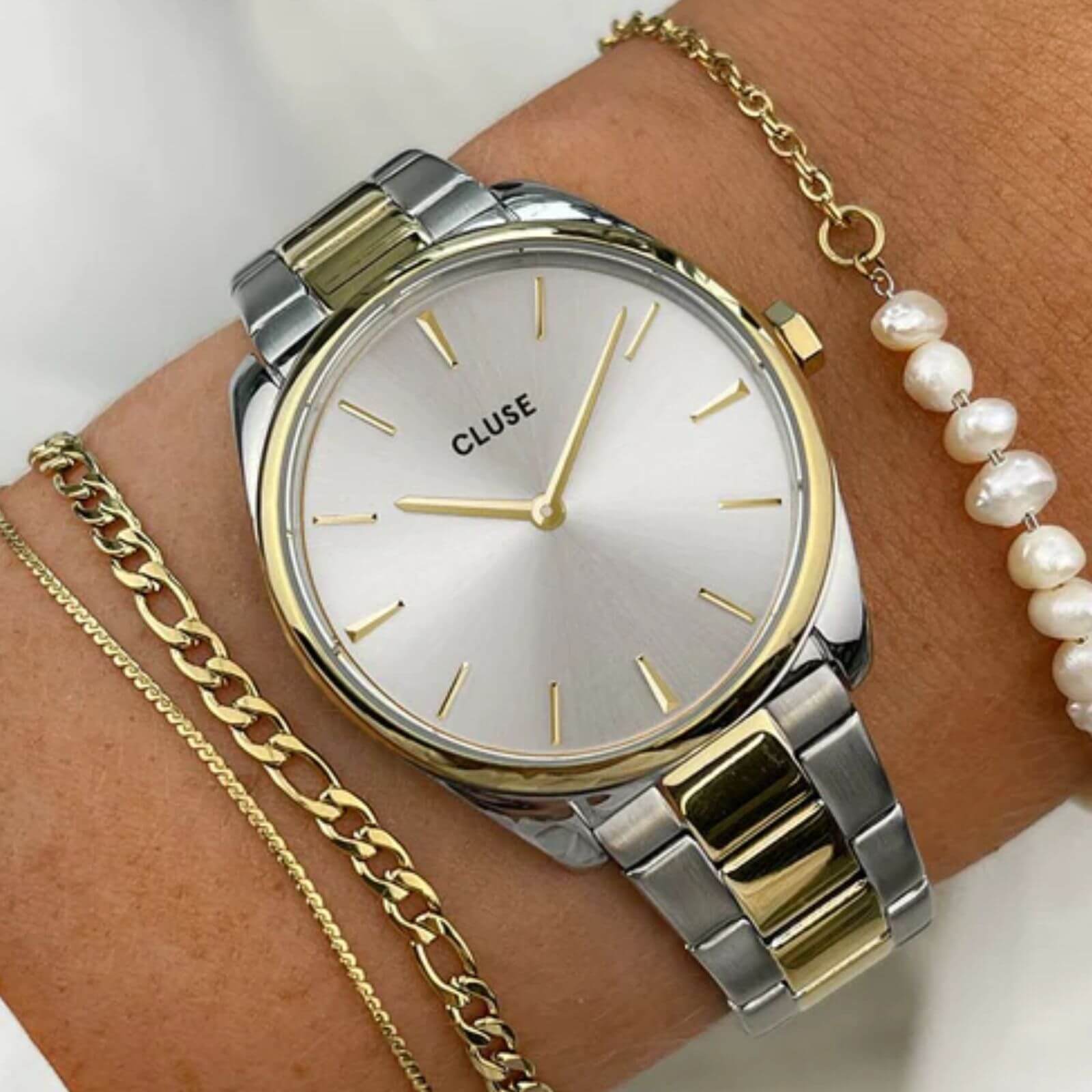 Cluse Feroce Petite Two Tone Watch - Image 2