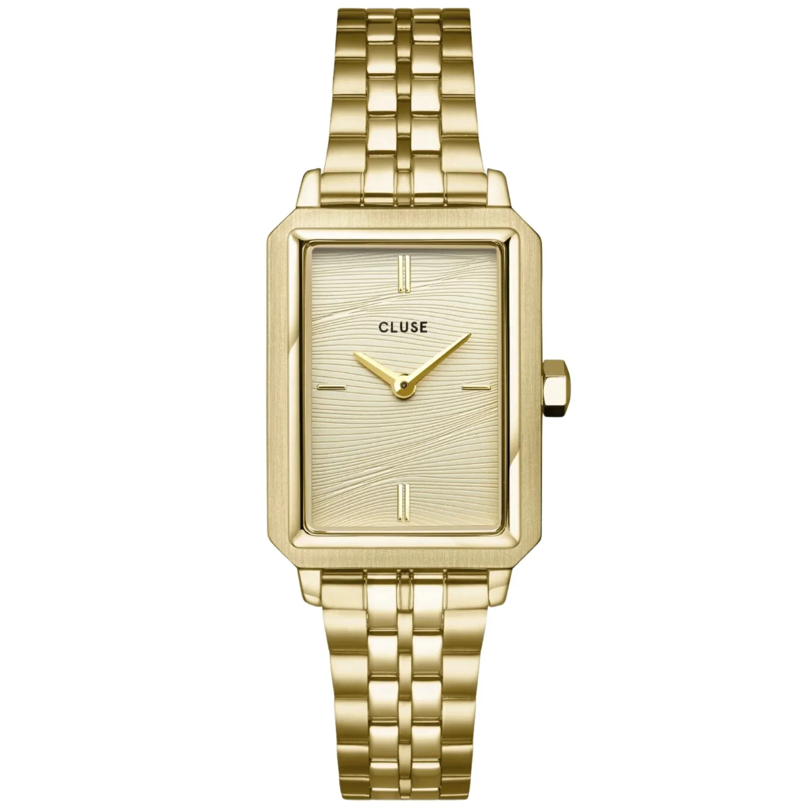Cluse Fluette Gold Watch - Gold Texture Dial