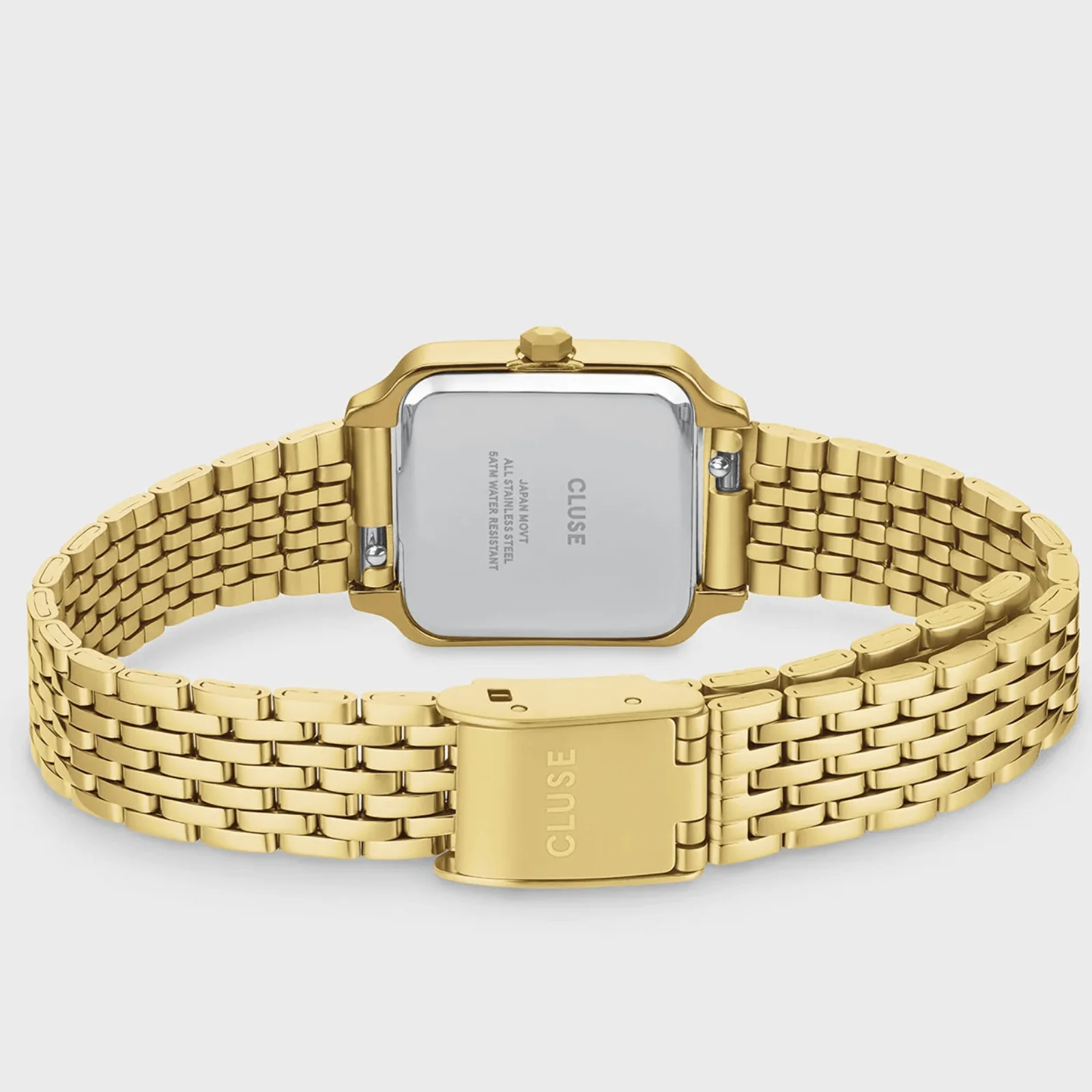 Cluse Gracieuse Mini Gold Watch - White - Image 3