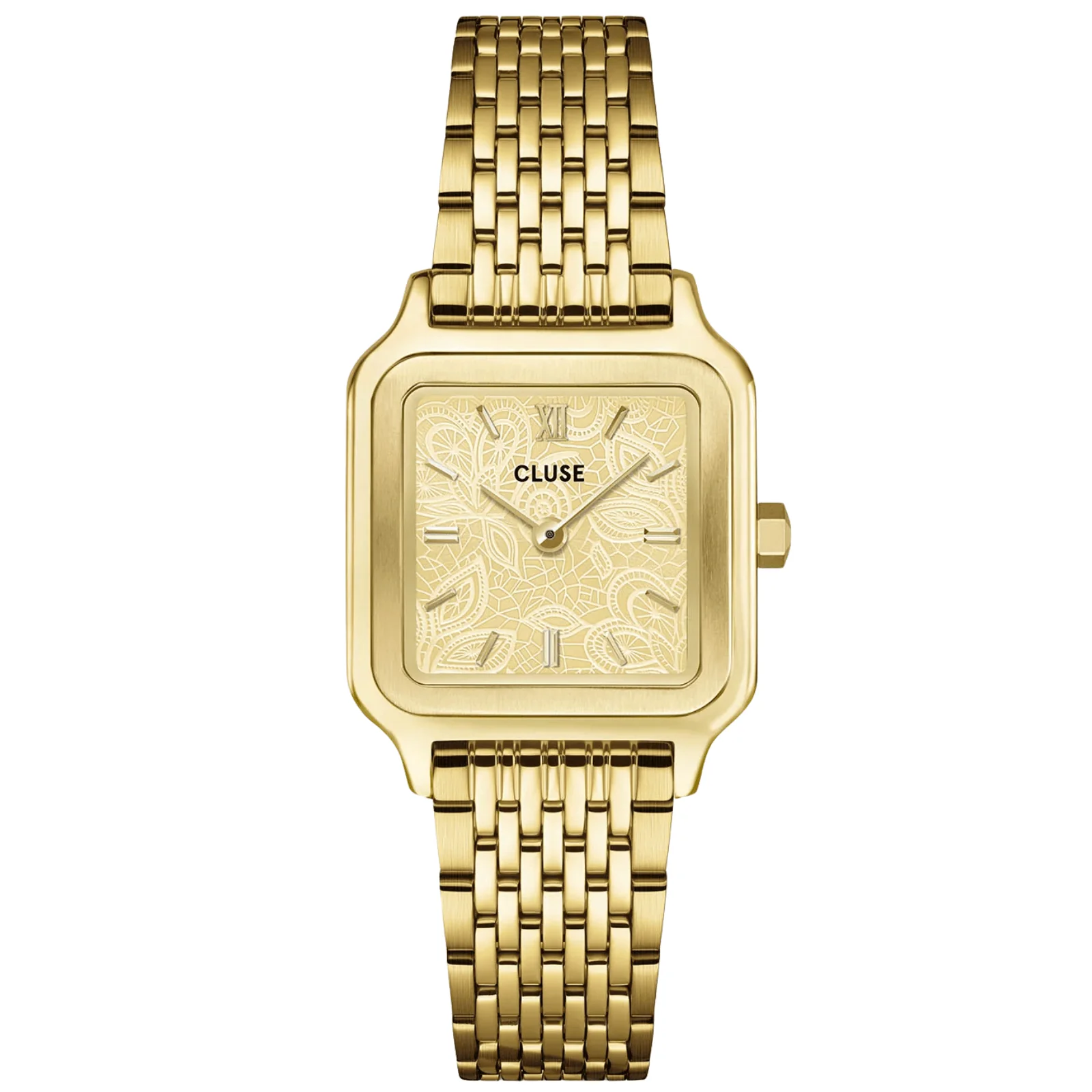 Cluse Gracieuse Petite Gold Watch - Lace Texture