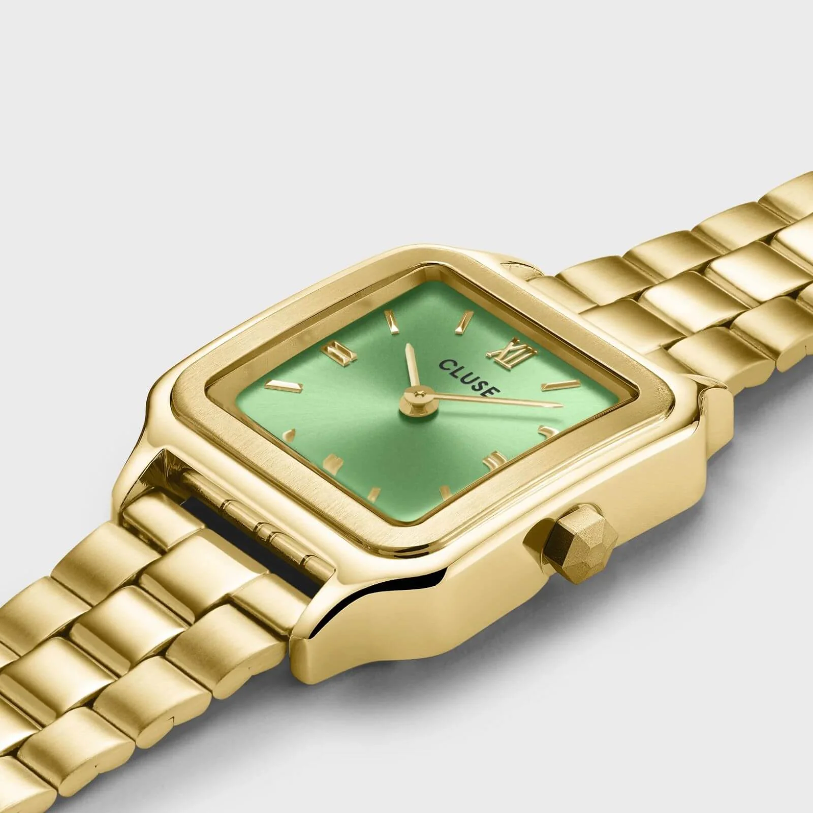 Cluse Gracieuse Petite Gold Watch - Light Green - Image 2