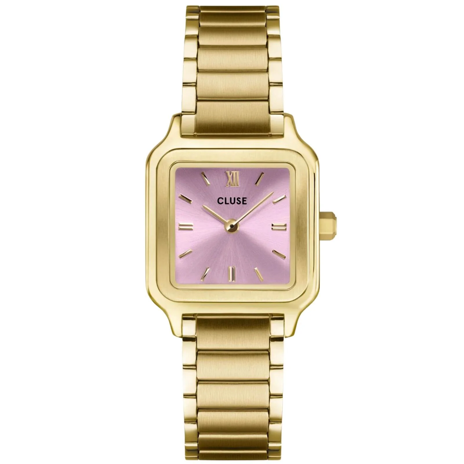 Cluse Gracieuse Petite Gold Watch - Mauve Pink