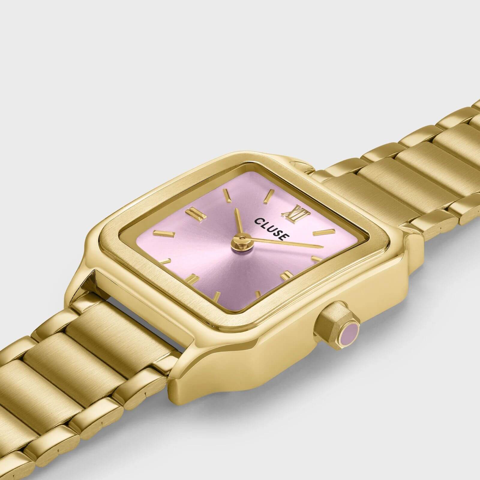 Cluse Gracieuse Petite Gold Watch - Mauve Pink - Image 2