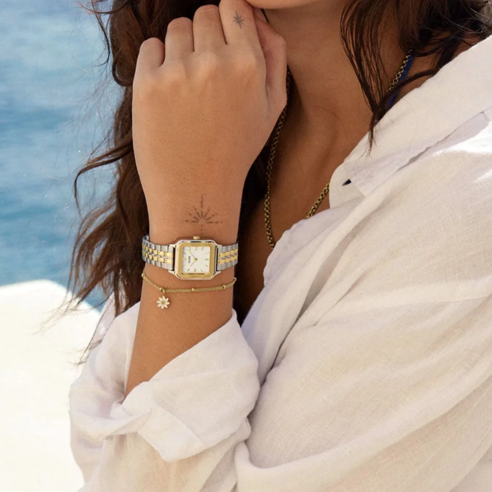 Cluse Gracieuse Petite Two Tone Watch - Image 4