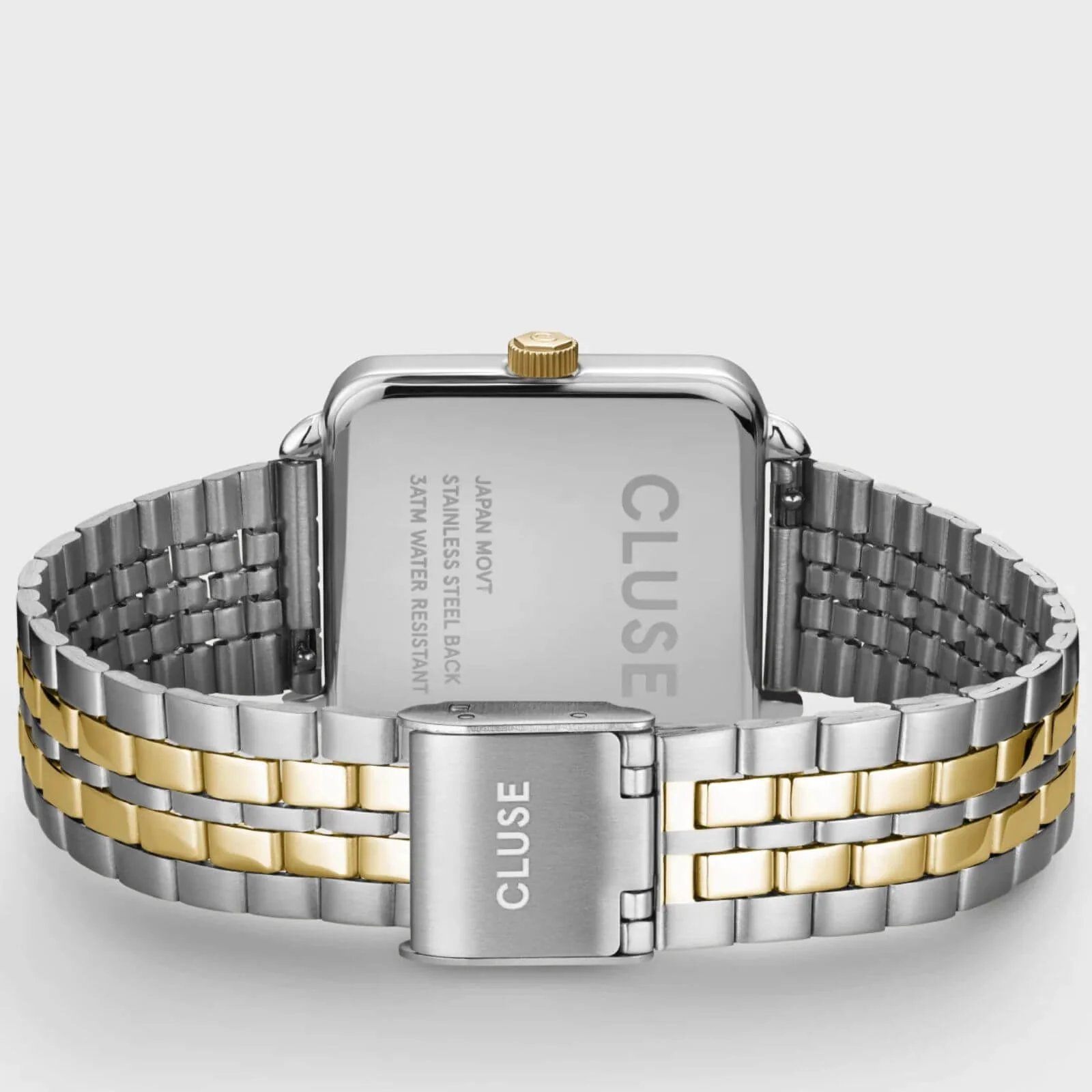 Cluse La Tetragone Multifunction Two Tone Square Watch - Image 3