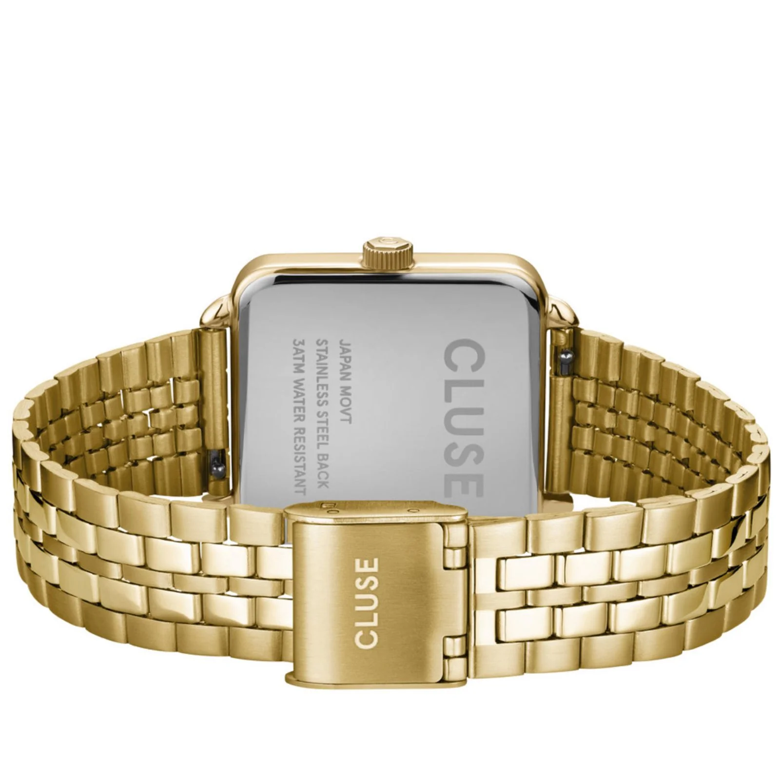 Cluse La Tetragone Two Tone Square Watch - Dark Cherry - Image 3