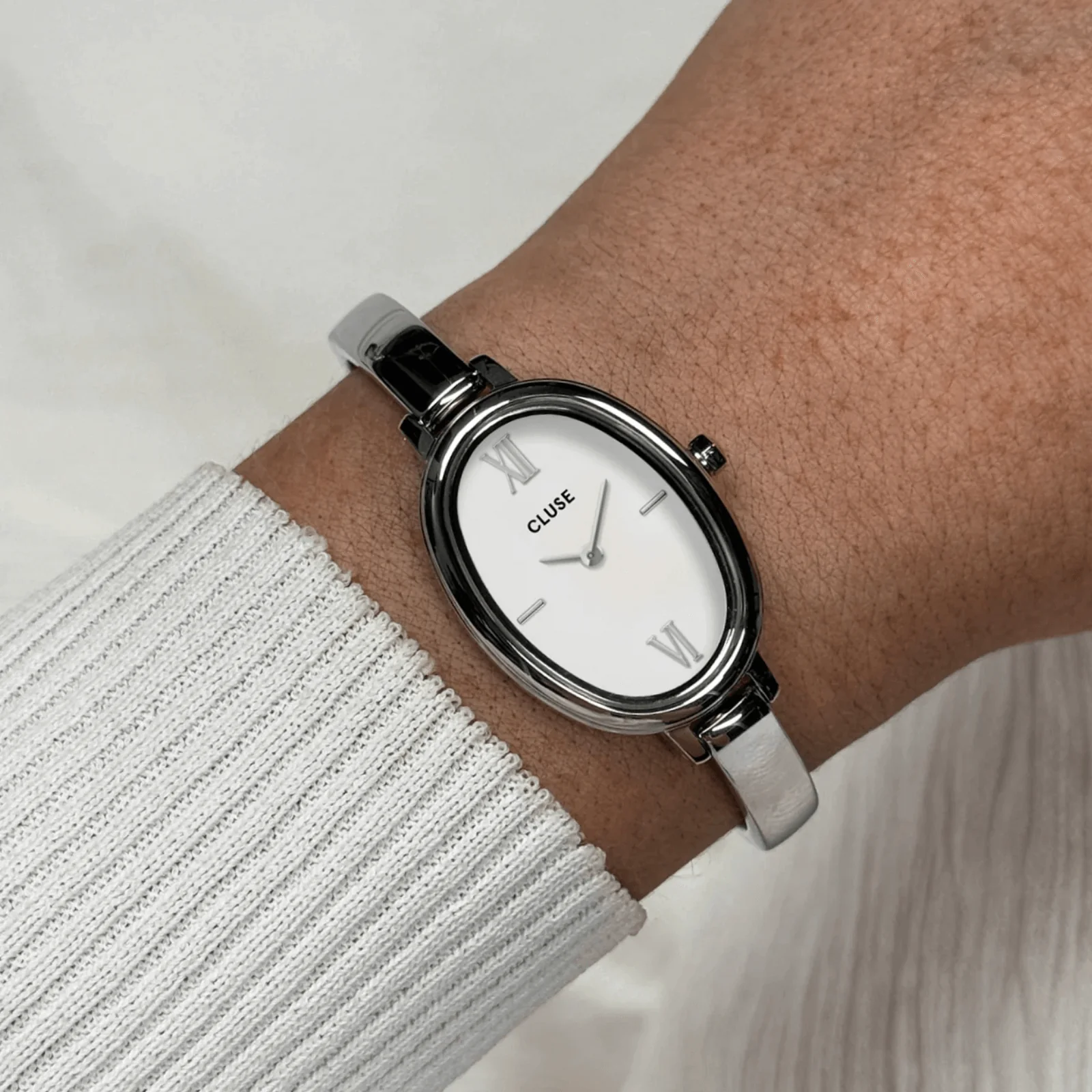 Cluse L'Ovale Watch - Silver - Image 4
