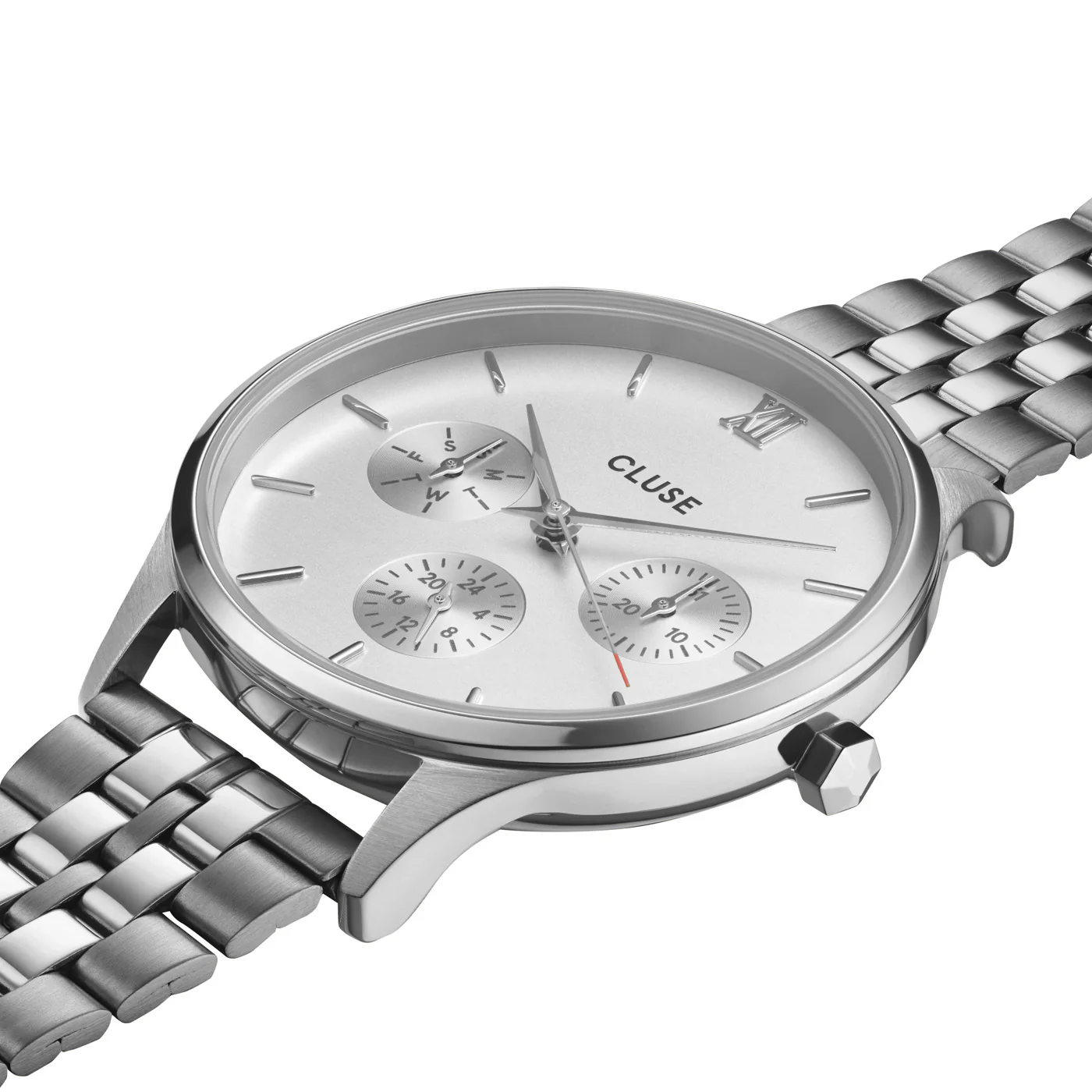 Cluse Minuit Multifunction Silver Watch - Image 3