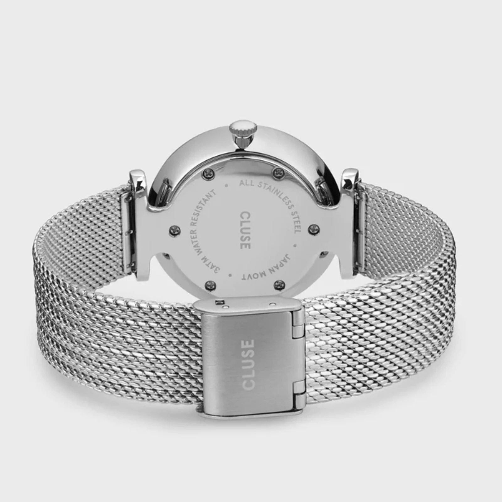 Cluse Triomphe Silver Mesh Watch - Image 4