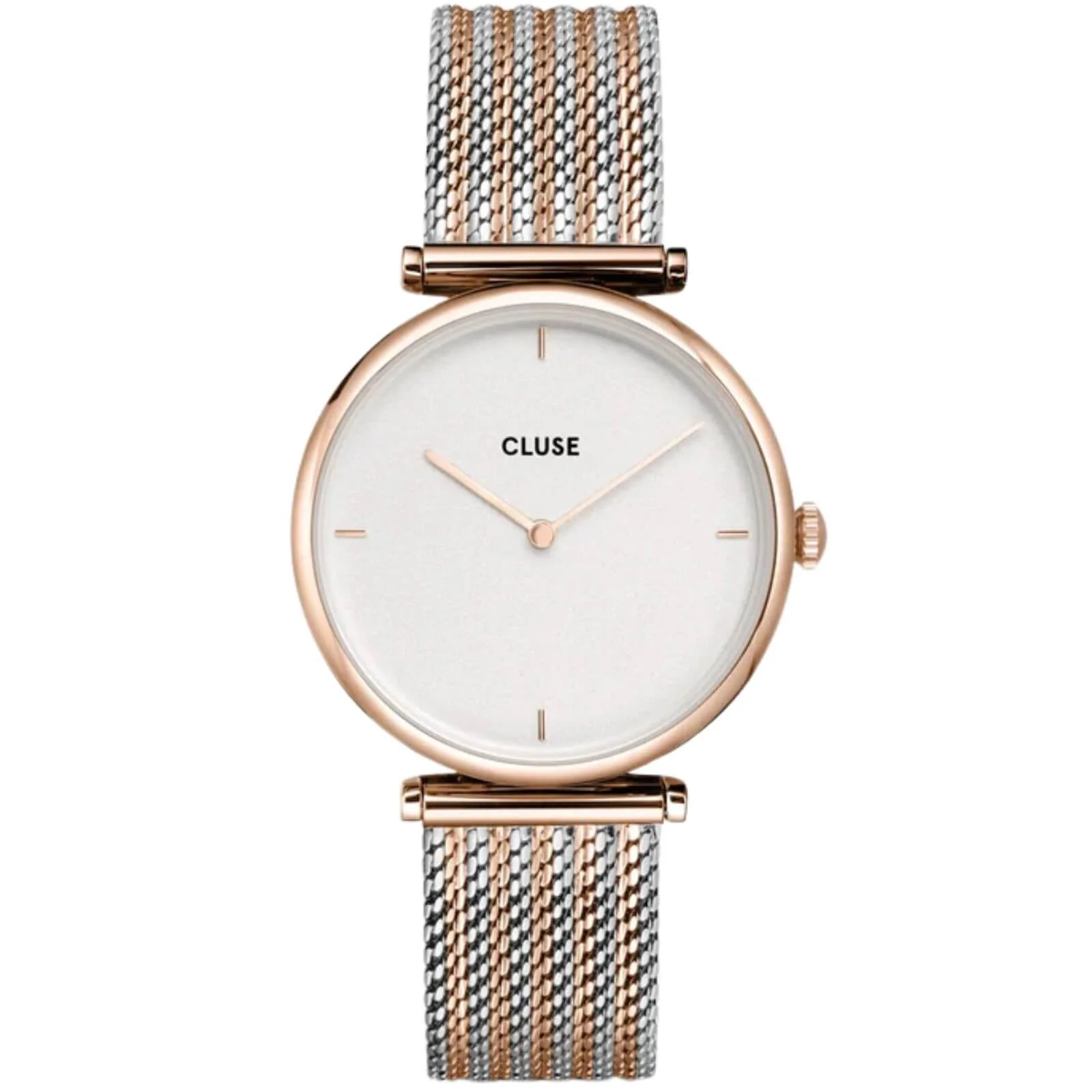Cluse Triomphe Two Tone Mesh Watch